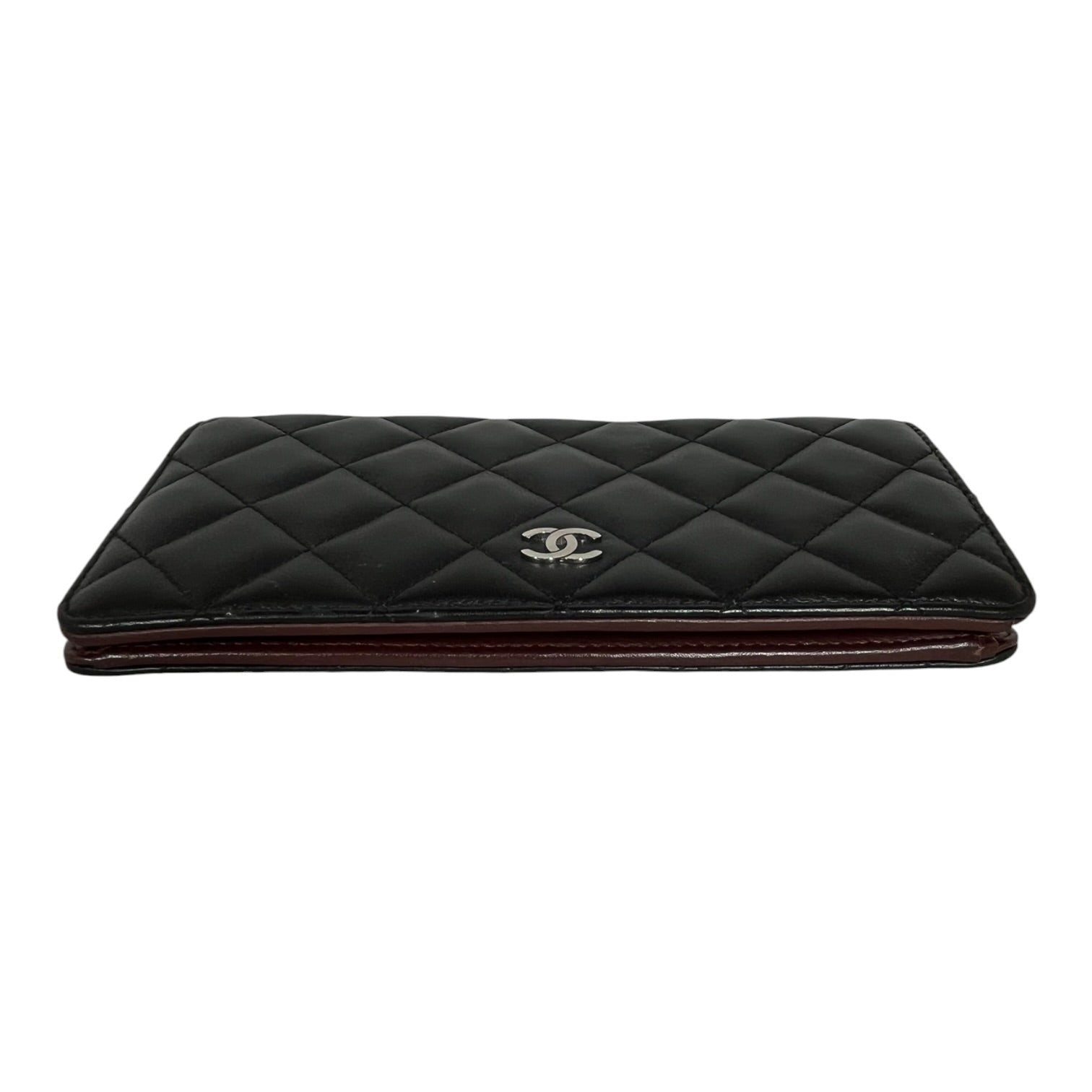 CHANEL/Long Wallet/Leather/BLK/L's/QUILTED LEATHER view 4