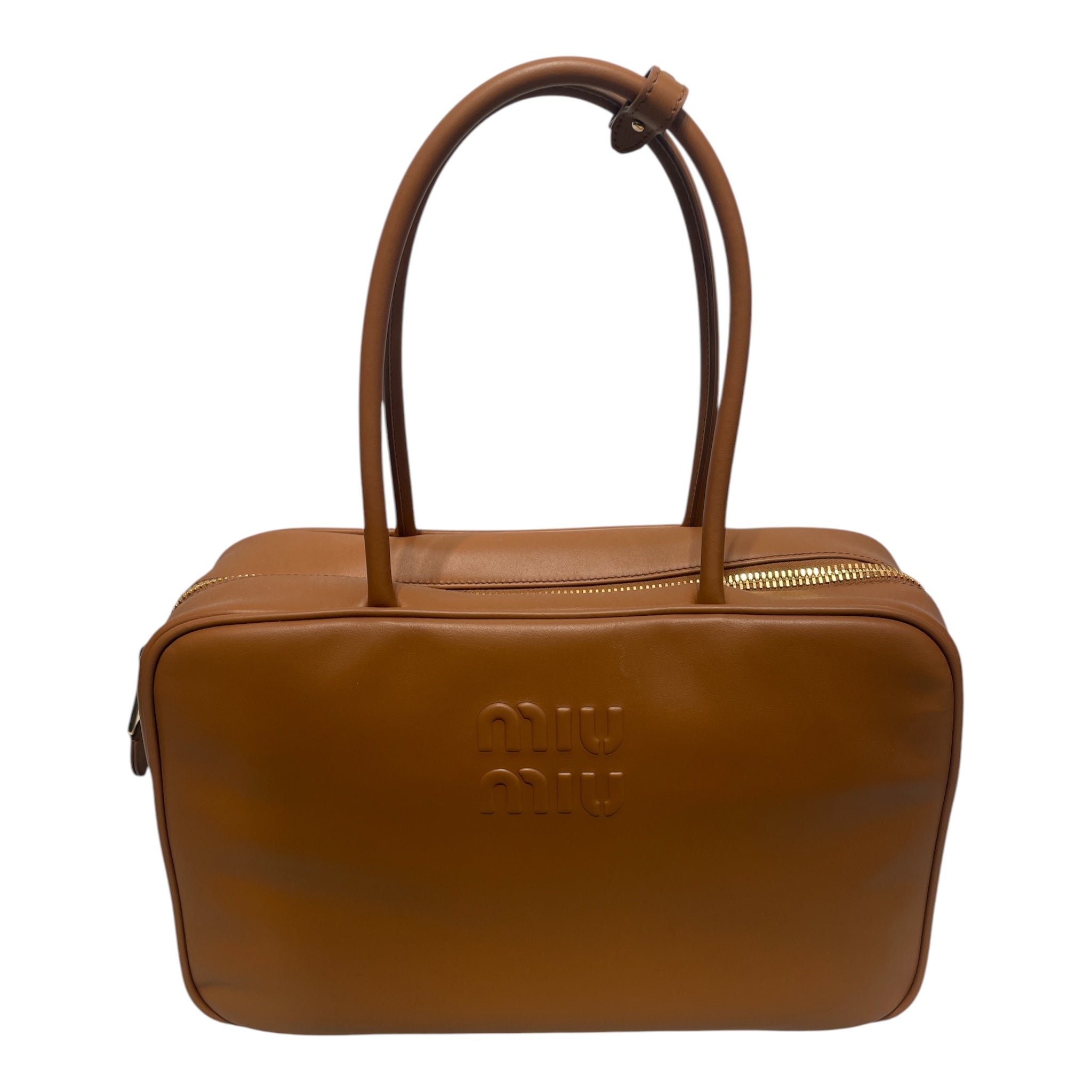 MIU MIU/Bag/Leather/BRW/Large Beau Tote view 1