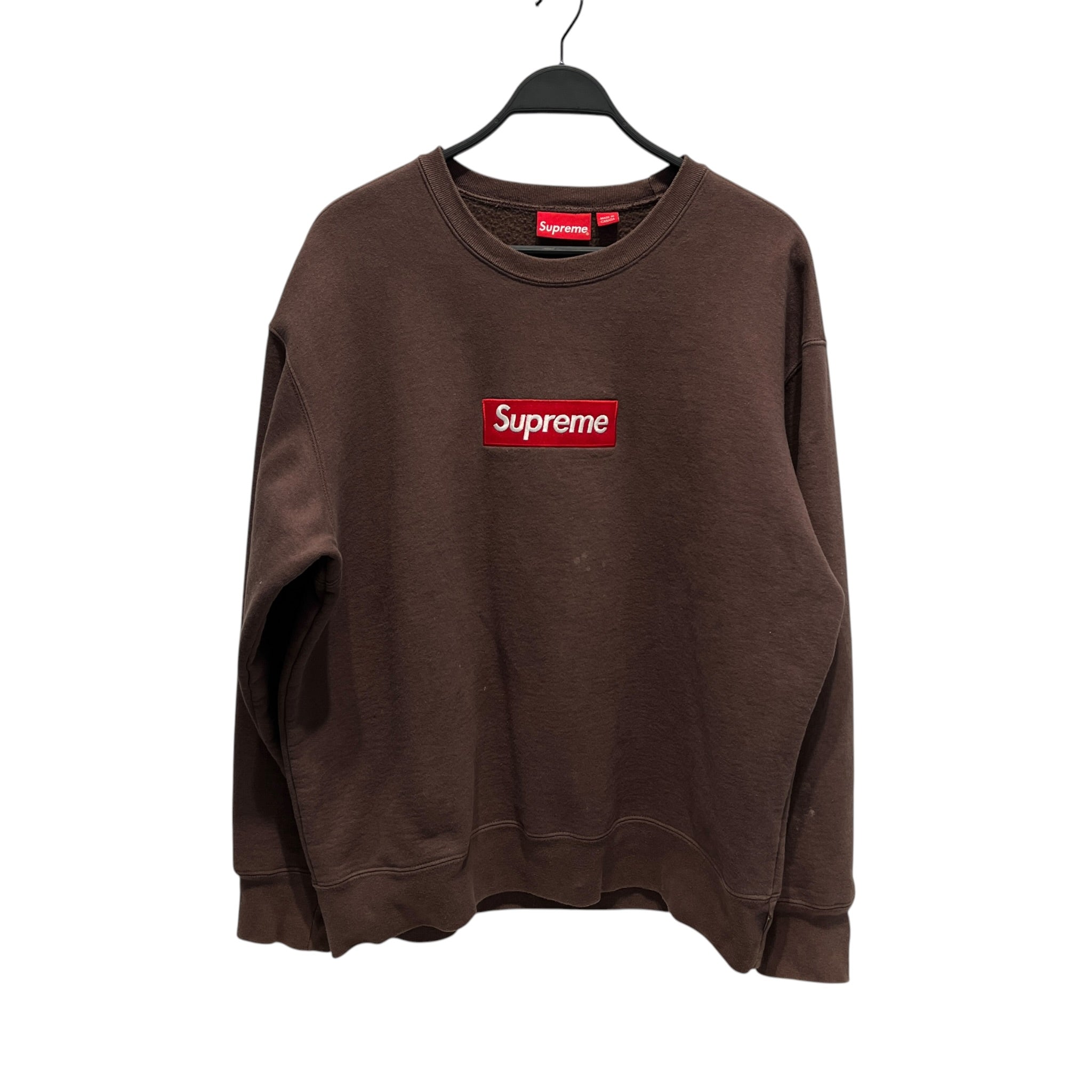 Supreme/Sweatshirt/L/Cotton/BRW/BOX LOGO CREWNECK view 1