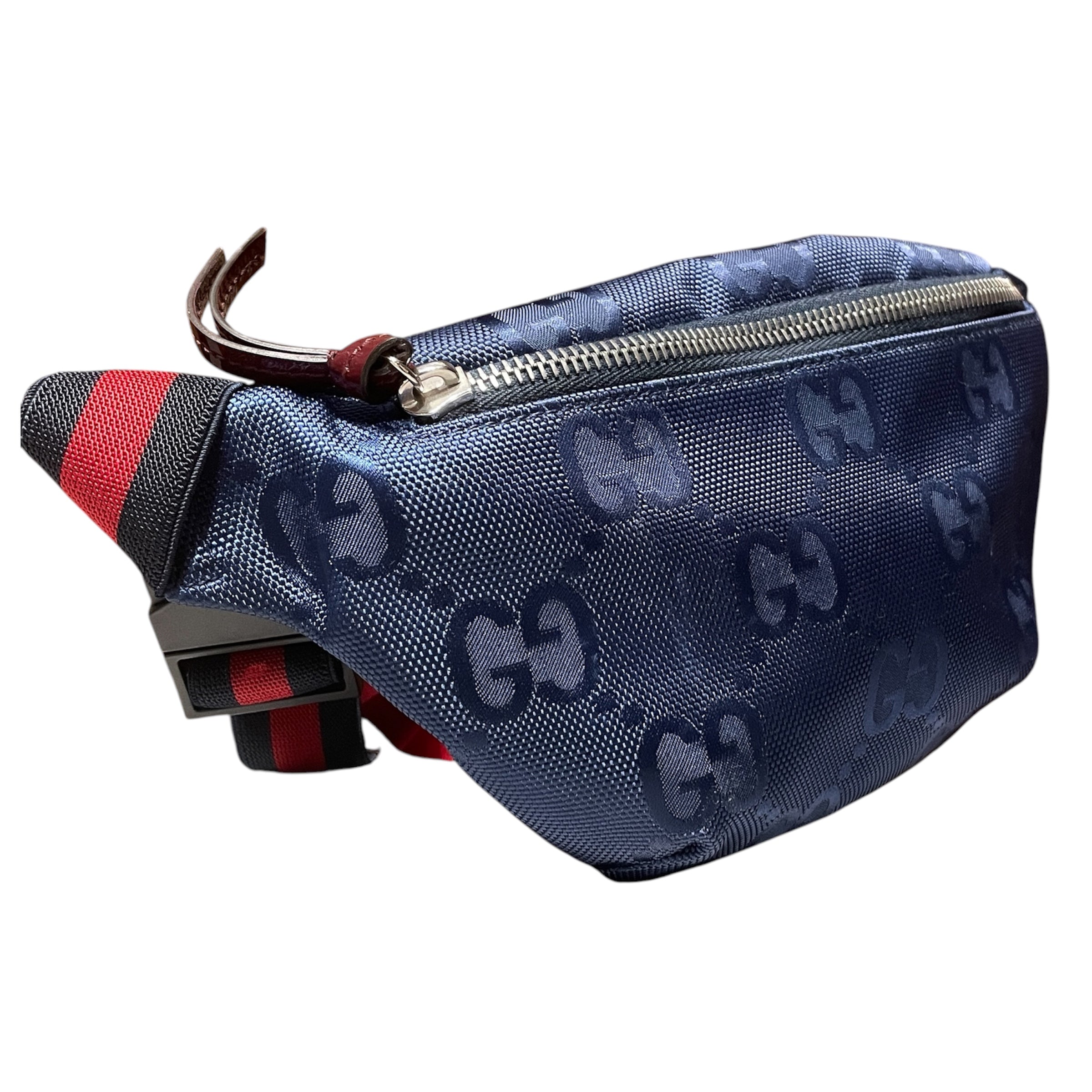 GUCCI/Fanny Pack/Monogram/Nylon/BLU/GUCCI GG NYLON FANNY PACK view 3