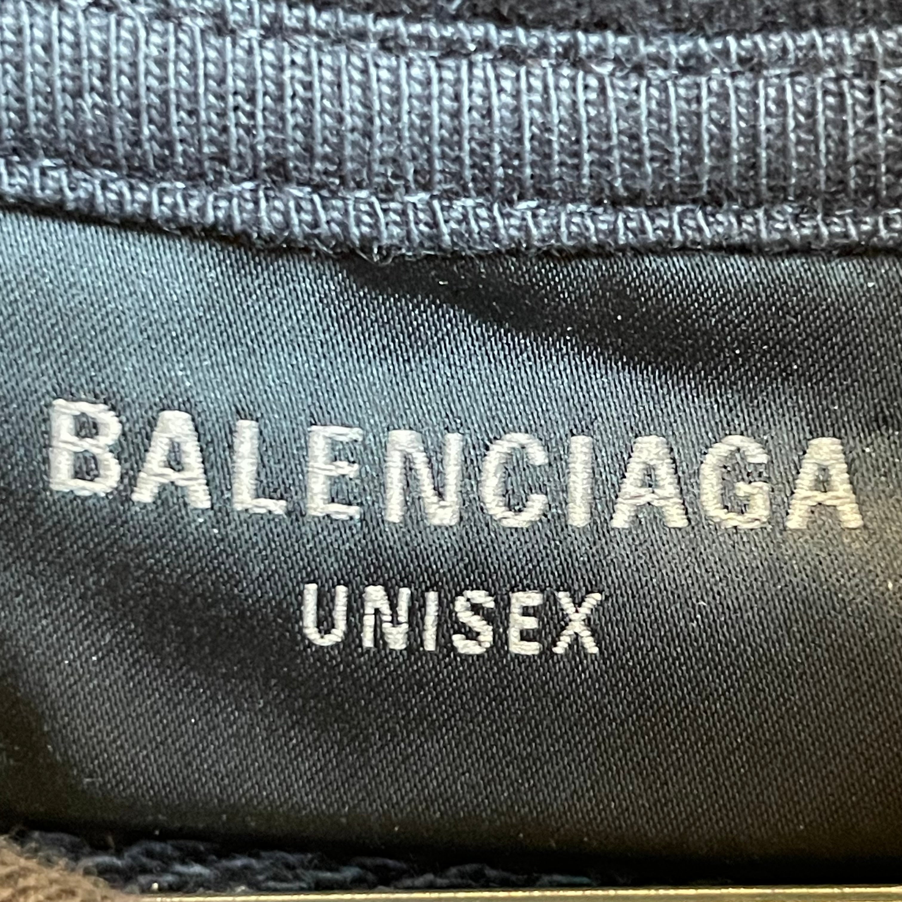BALENCIAGA/Hoodie/S/Cotton/BLK/keep calm and wear this hoodie view 3