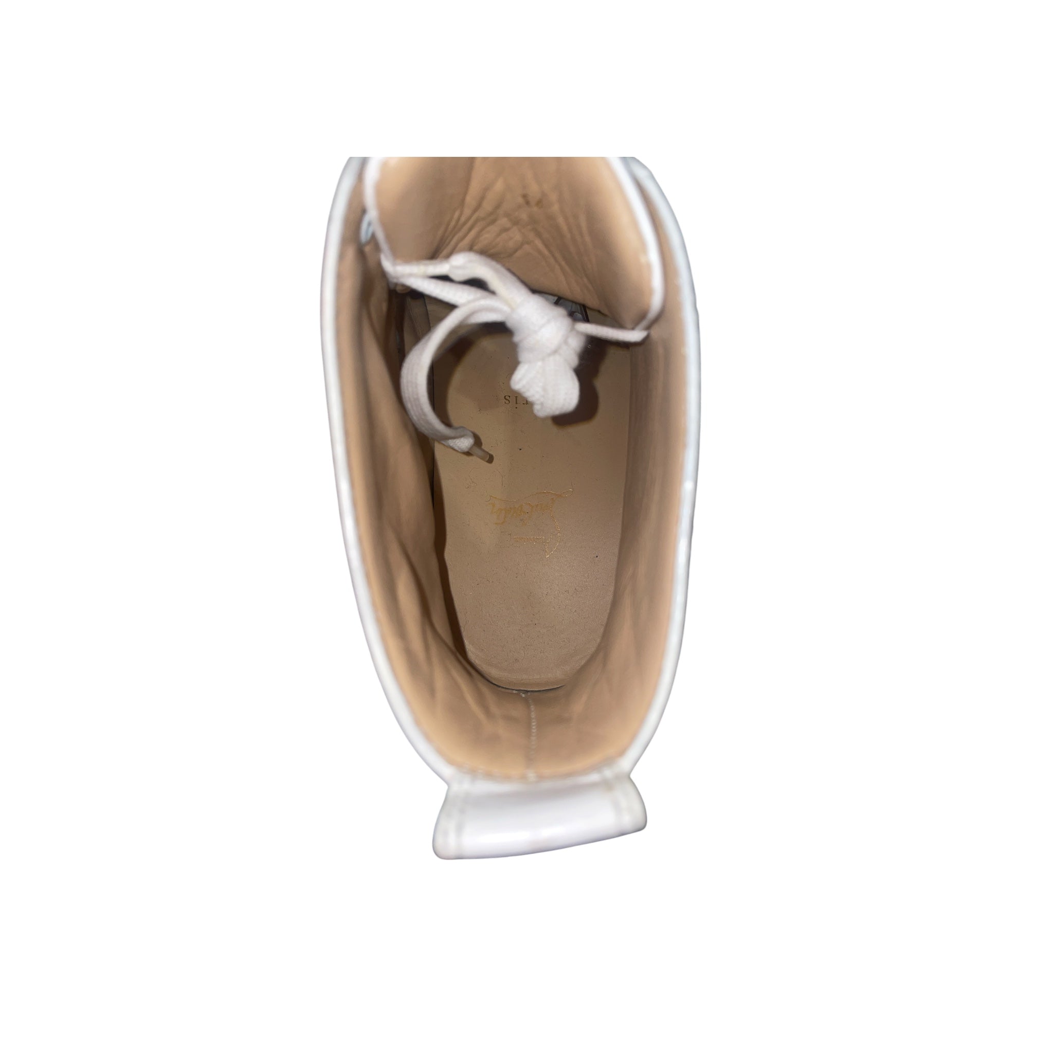 Christian Louboutin/Hi-Sneakers/EU 46/Leather/WHT/Louis Toe Cap Spike High view 3