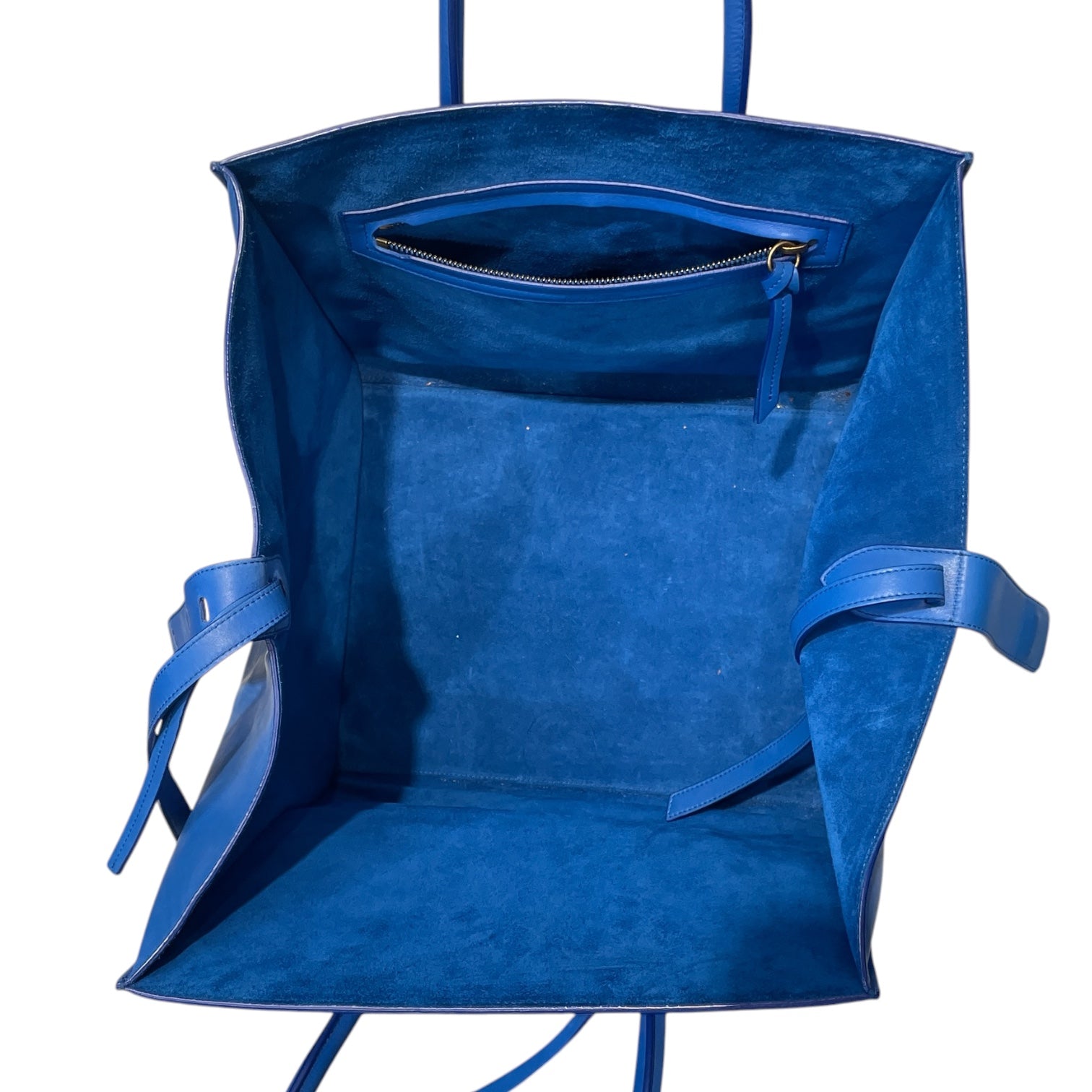CELINE/Tote Bag/Leather/BLU/PHANTOM MEDIUM TOTE view 4