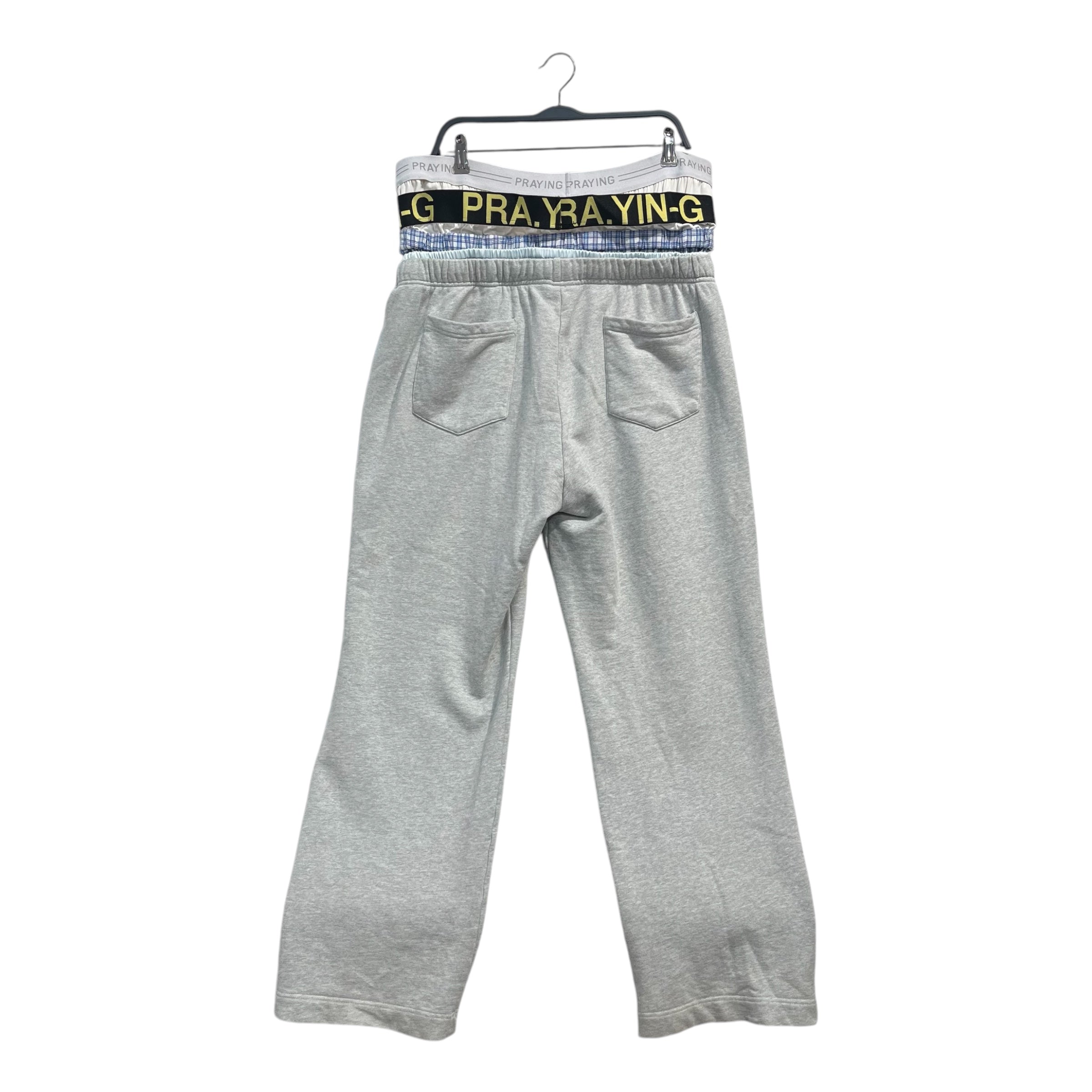 Praying/Pants/XXL/Cotton/GRY/multiple boxer waist bands view 2