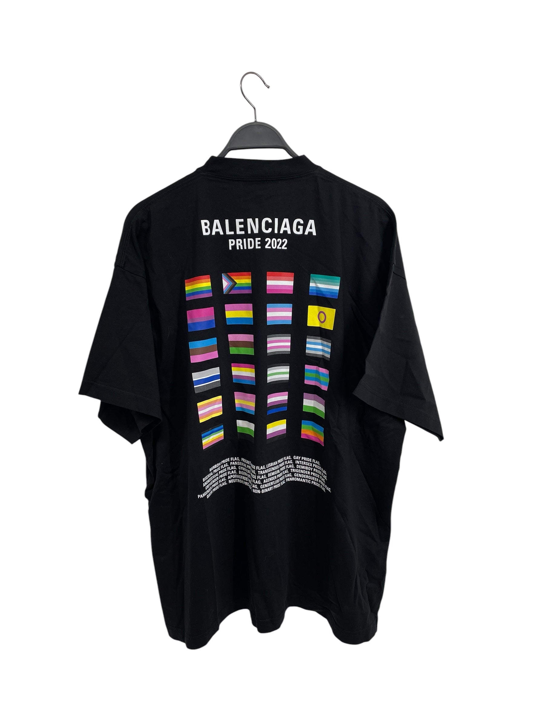 BALENCIAGA/T-Shirt/3/Cotton/BLK/2022 BOY/GIRL PRIDE view 2