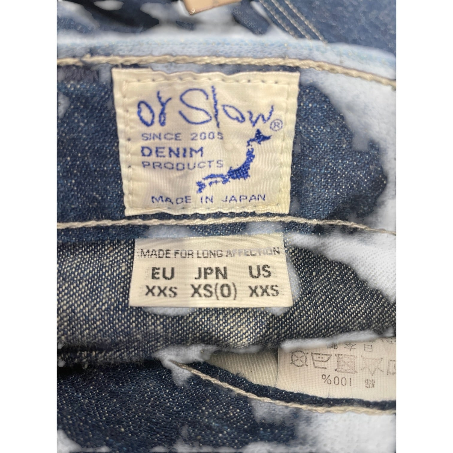 orslow/Carpenter Pants/XXS/Cotton/BLU/WHITE STITCHING view 3