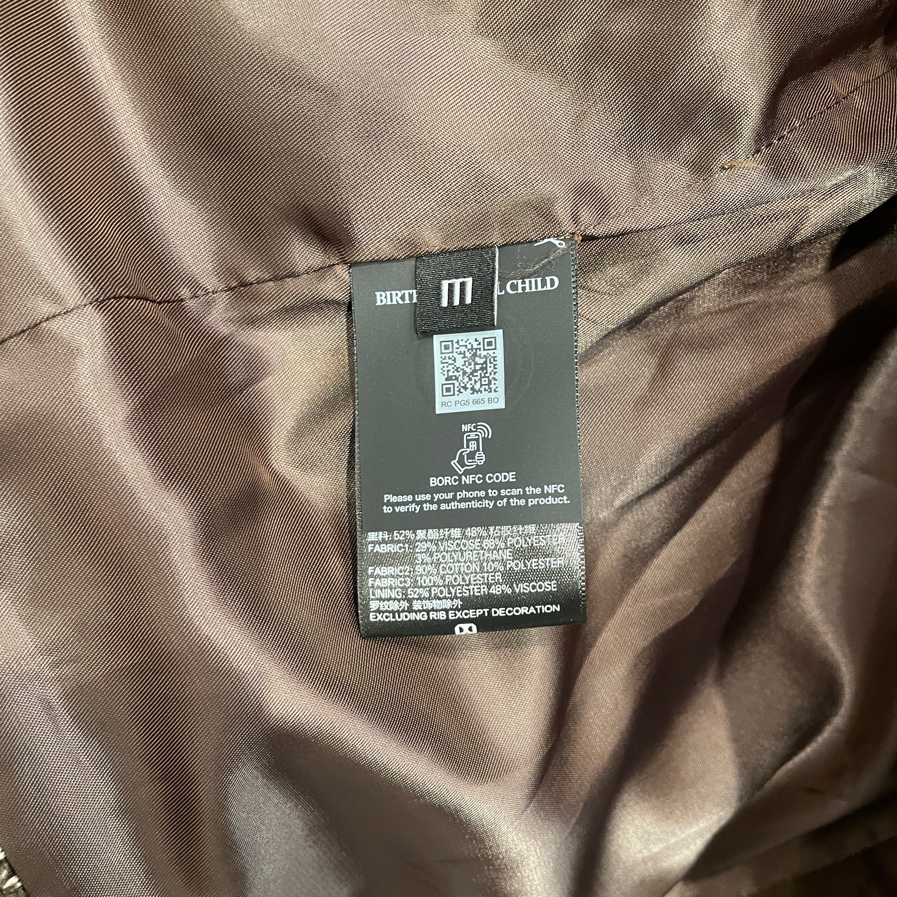 Birth Of Royal Child/Tailored Jkt/M/Polyester/BRW/DECONSTRUCTED BLAZER view 4