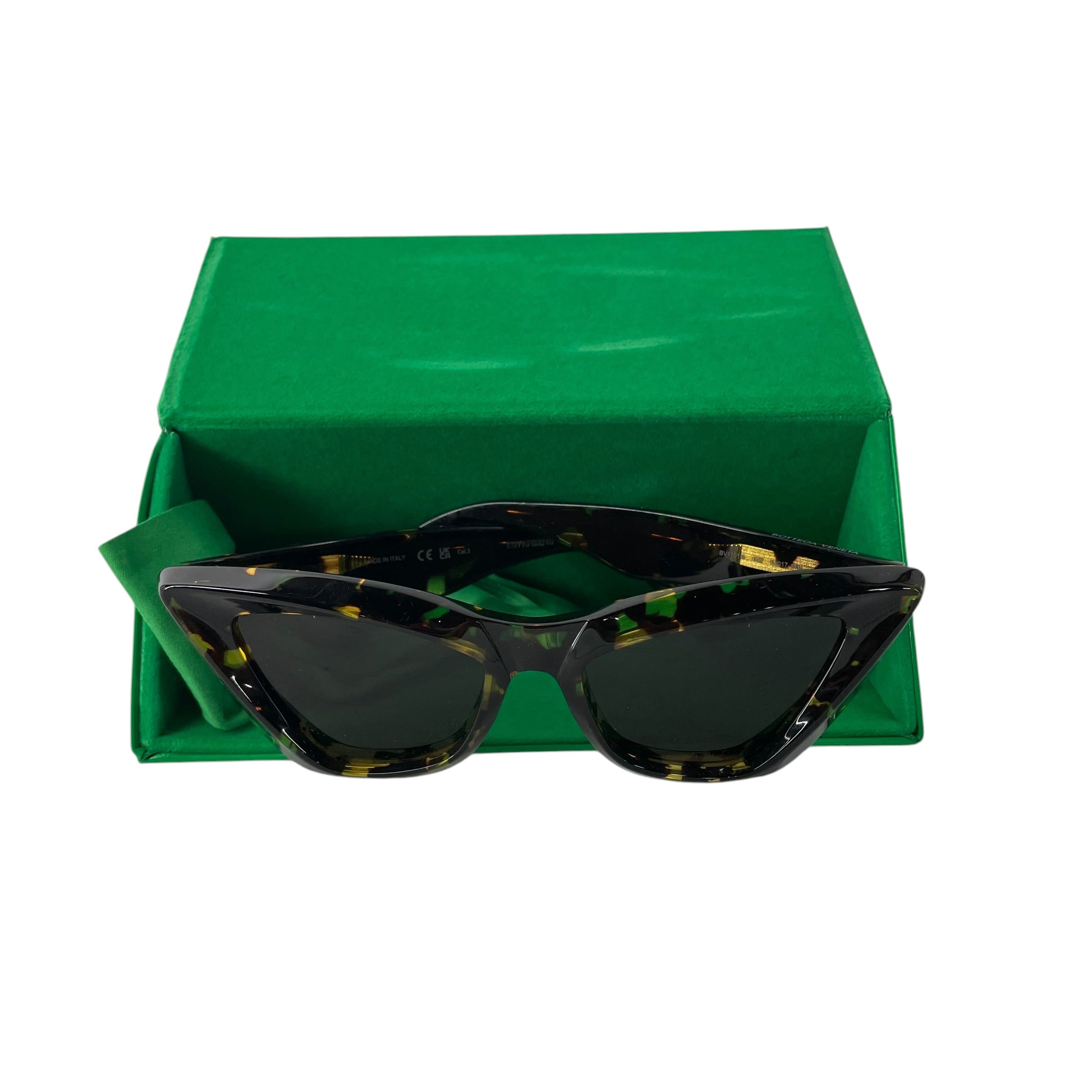 BOTTEGA VENETA/Sunglasses/All Over Print/Plastic/BRW/L's/CAT EYE SHARP view 5