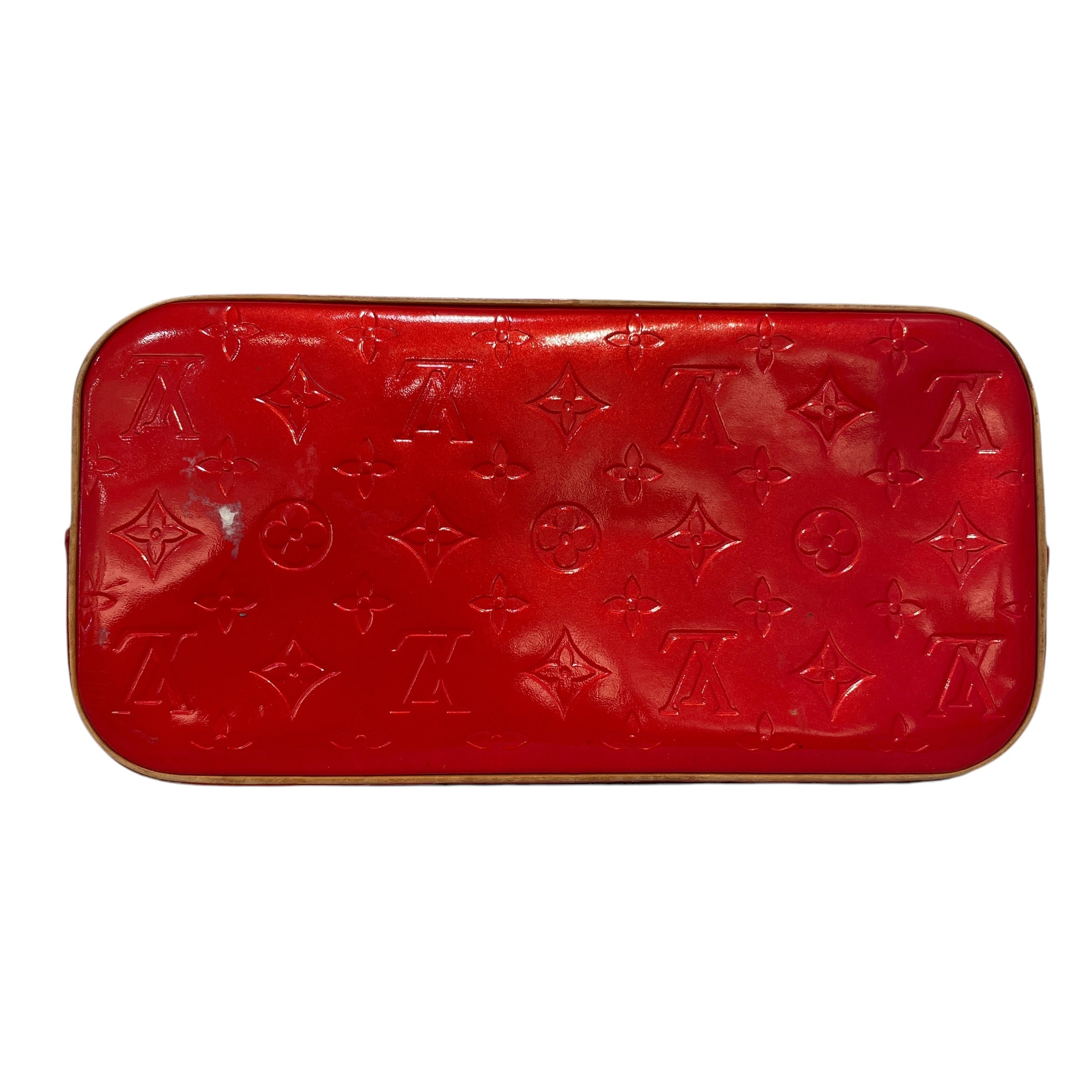 LOUIS VUITTON/Hand Bag/Monogram/RED/Monogram Vernis Tote view 3
