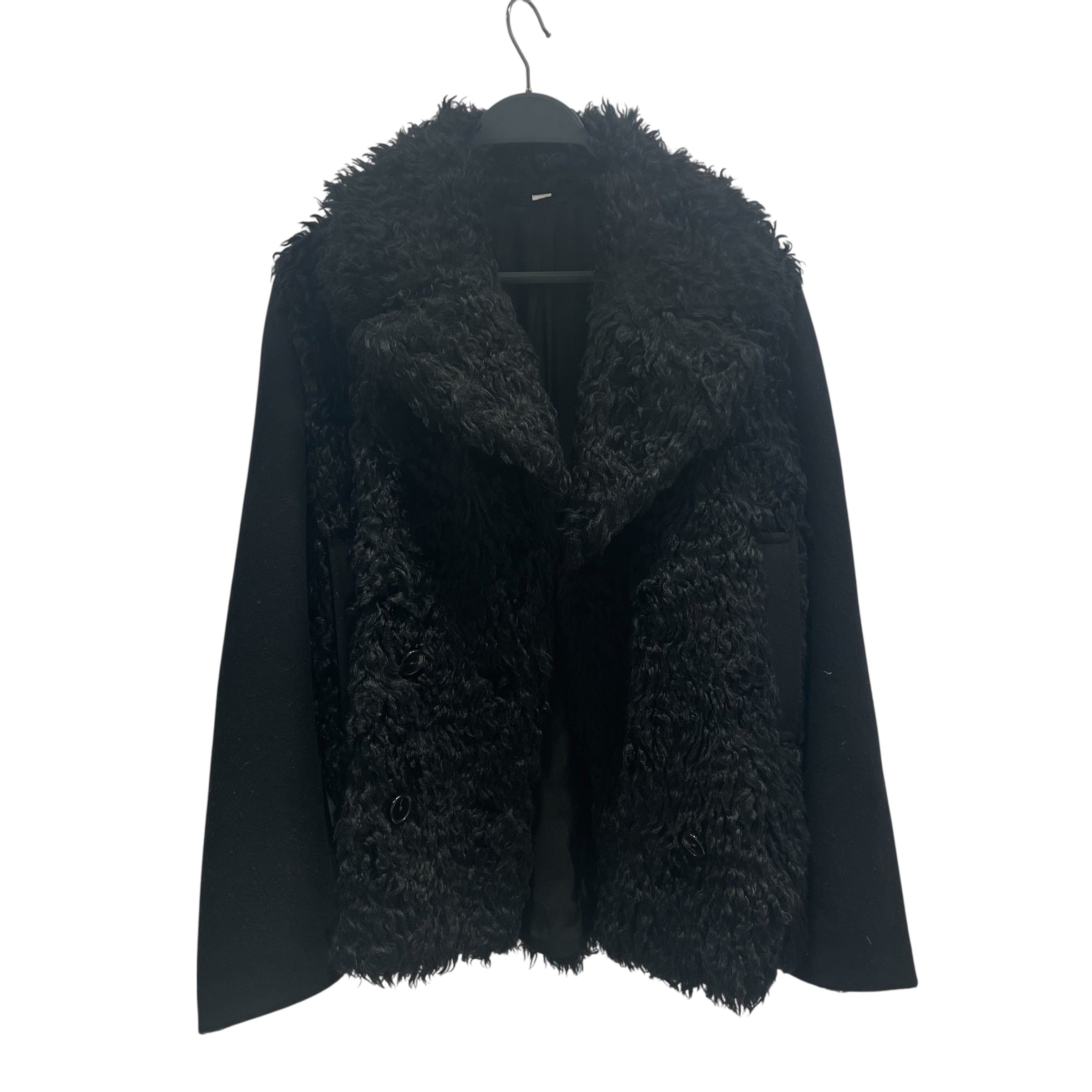 Acne Studios/Souvenir Jkt/34/Wool/BLK/RN#131738/ FUR BODY view 1