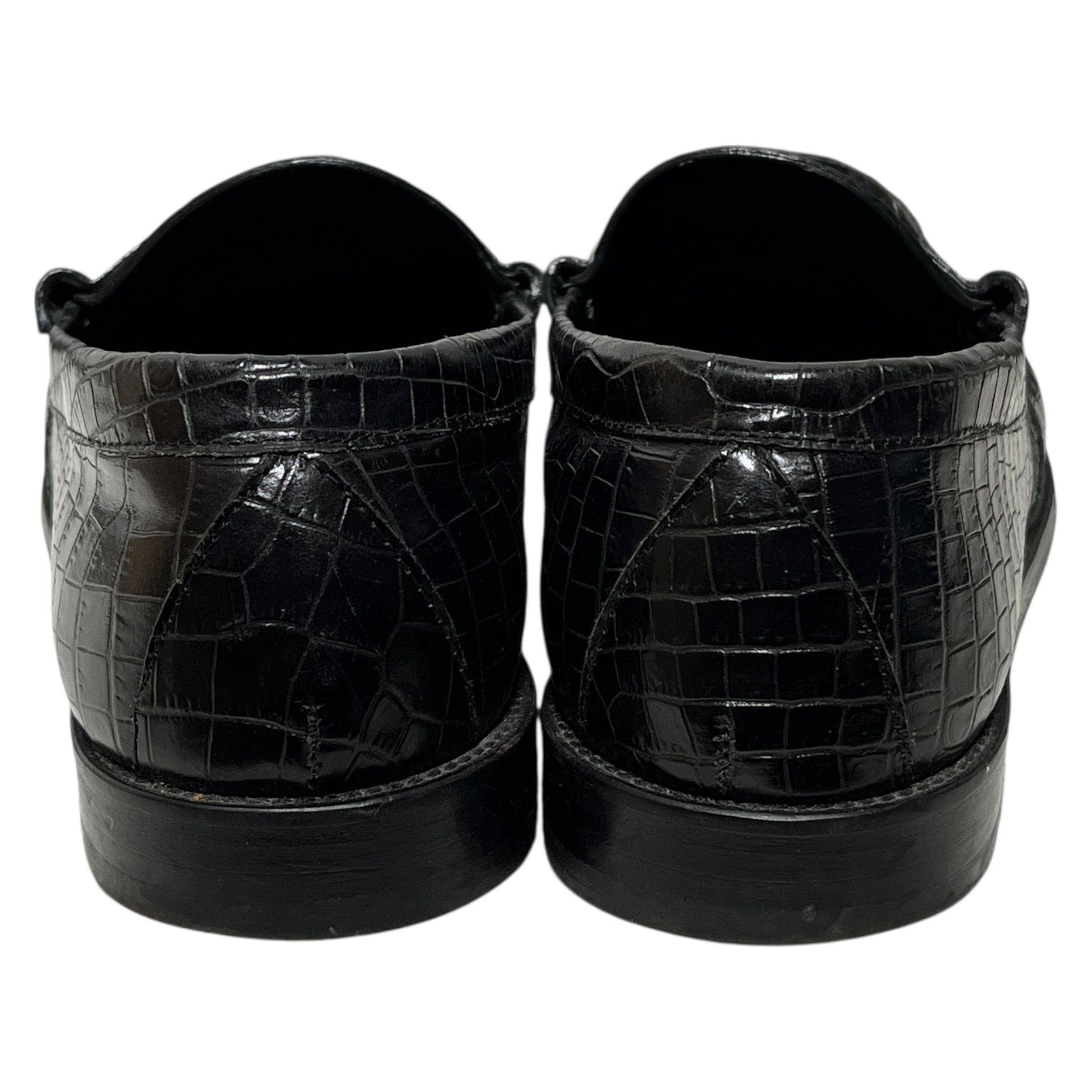 RHUDE/Loafers/US 13/Leather/BLK/CROC LEATHER view 3