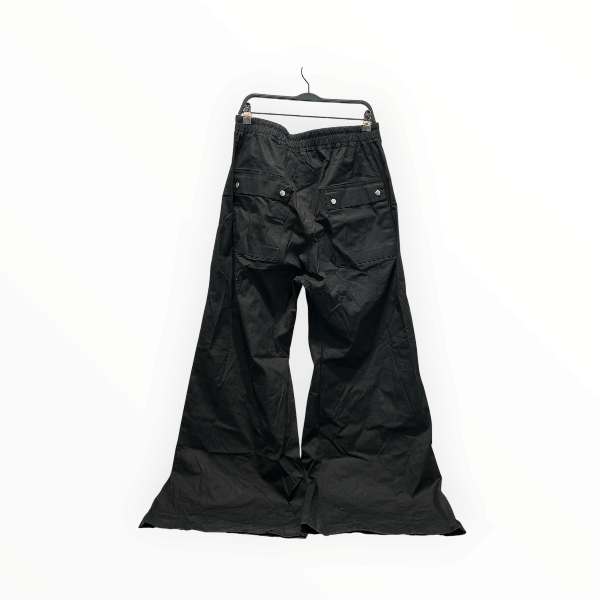 Rick Owens/Pants/44/Nylon/BLK/Wide Leg Zipper Bottoms view 2