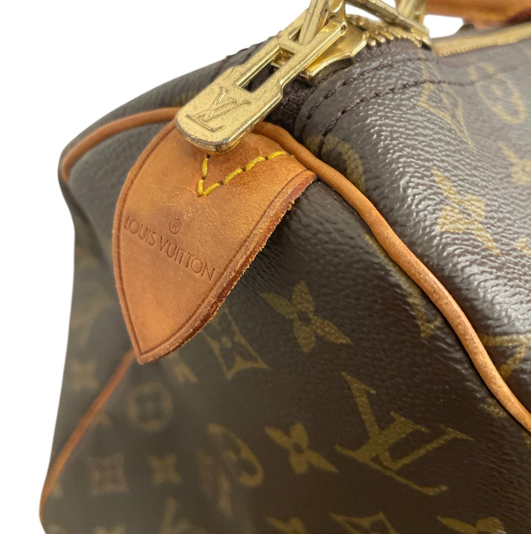 LOUIS VUITTON/Bag/Monogram/Leather/BRW/LV KEEPALL DUFFLE BAG view 4
