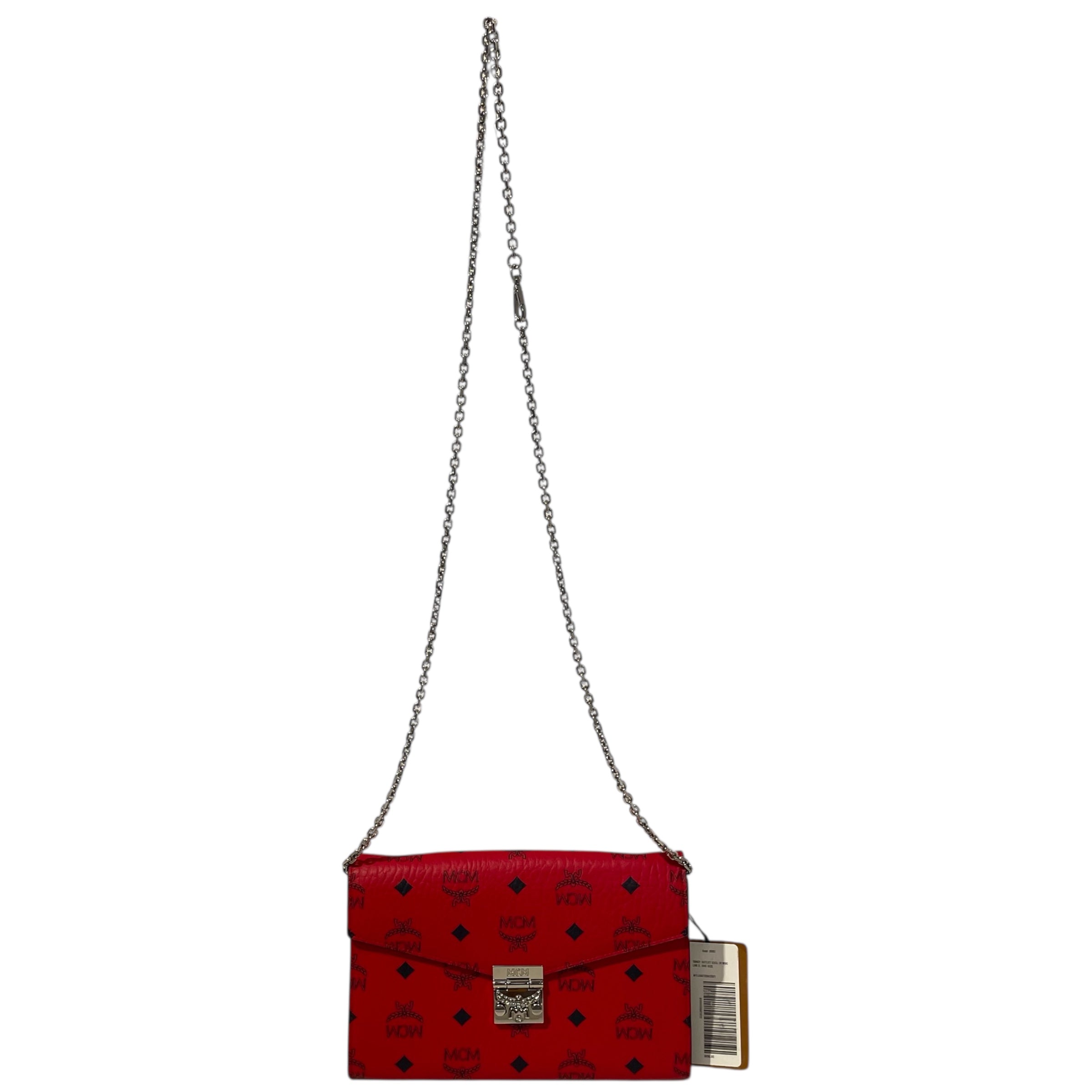 MCM/Cross Body Bag/S/Monogram/Leather/RED/ view 1