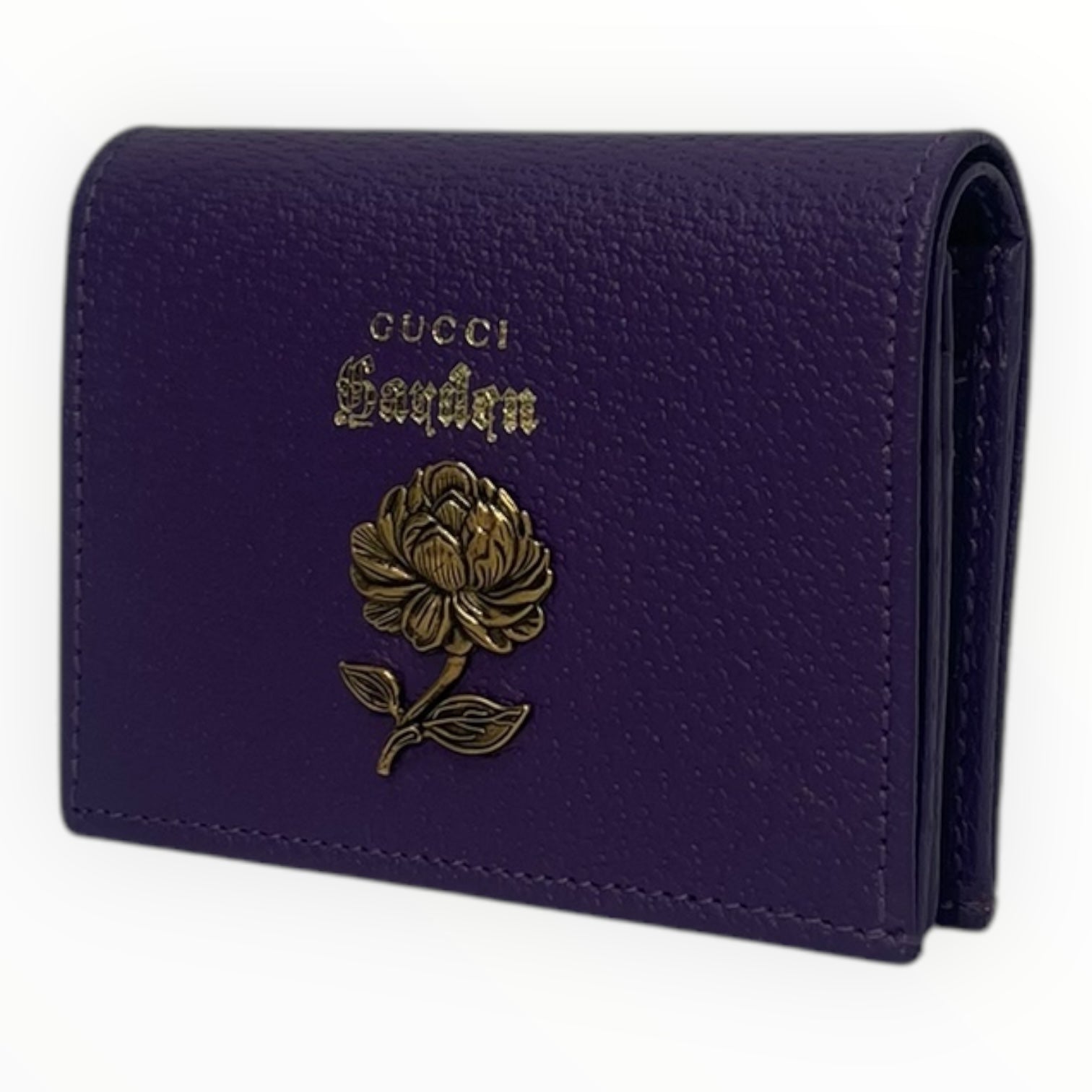 GUCCI/Bifold Wallet/Leather/PPL/Garden view 1
