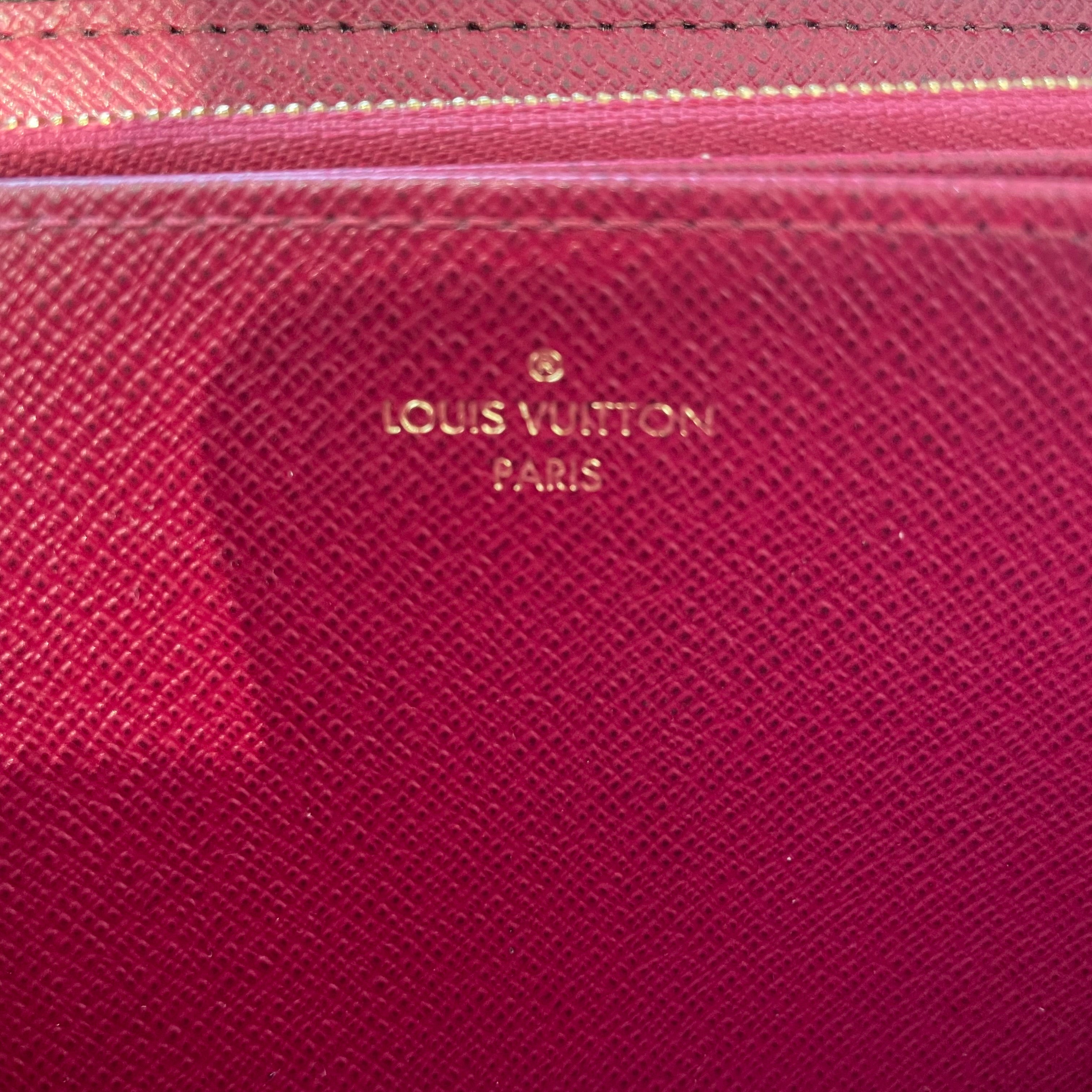 LOUIS VUITTON/Long Wallet/Leather/BRW/L's/Zippy view 4