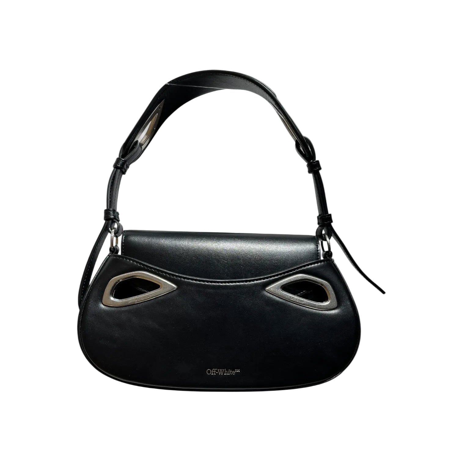 OFF-WHITE/Hand Bag/Leather/BLK/clam view 1
