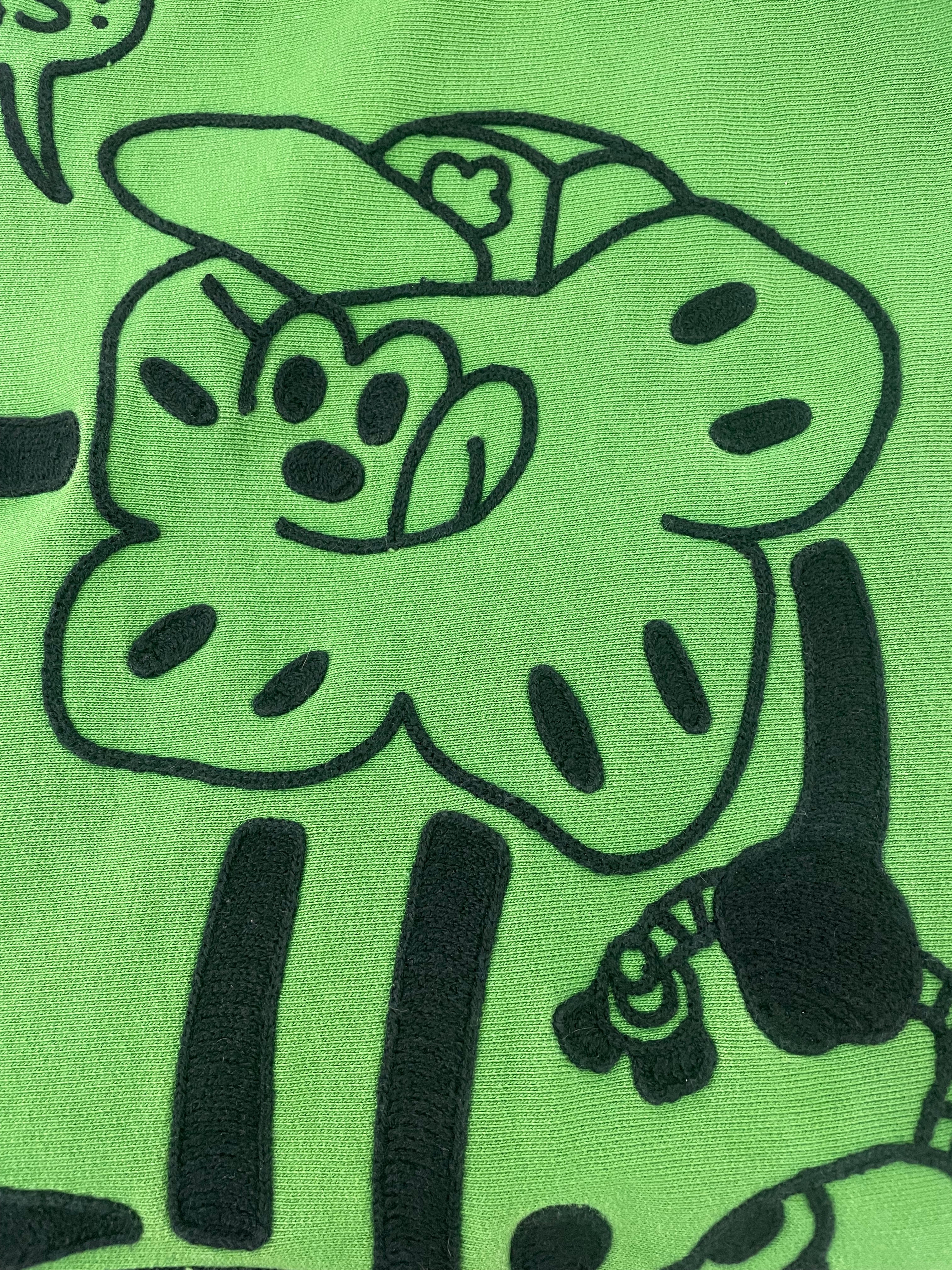 KENZO/Hoodie/M/Graphic/Cotton/GRN/Pullover/EMBARQUEMENT TOKYO view 7