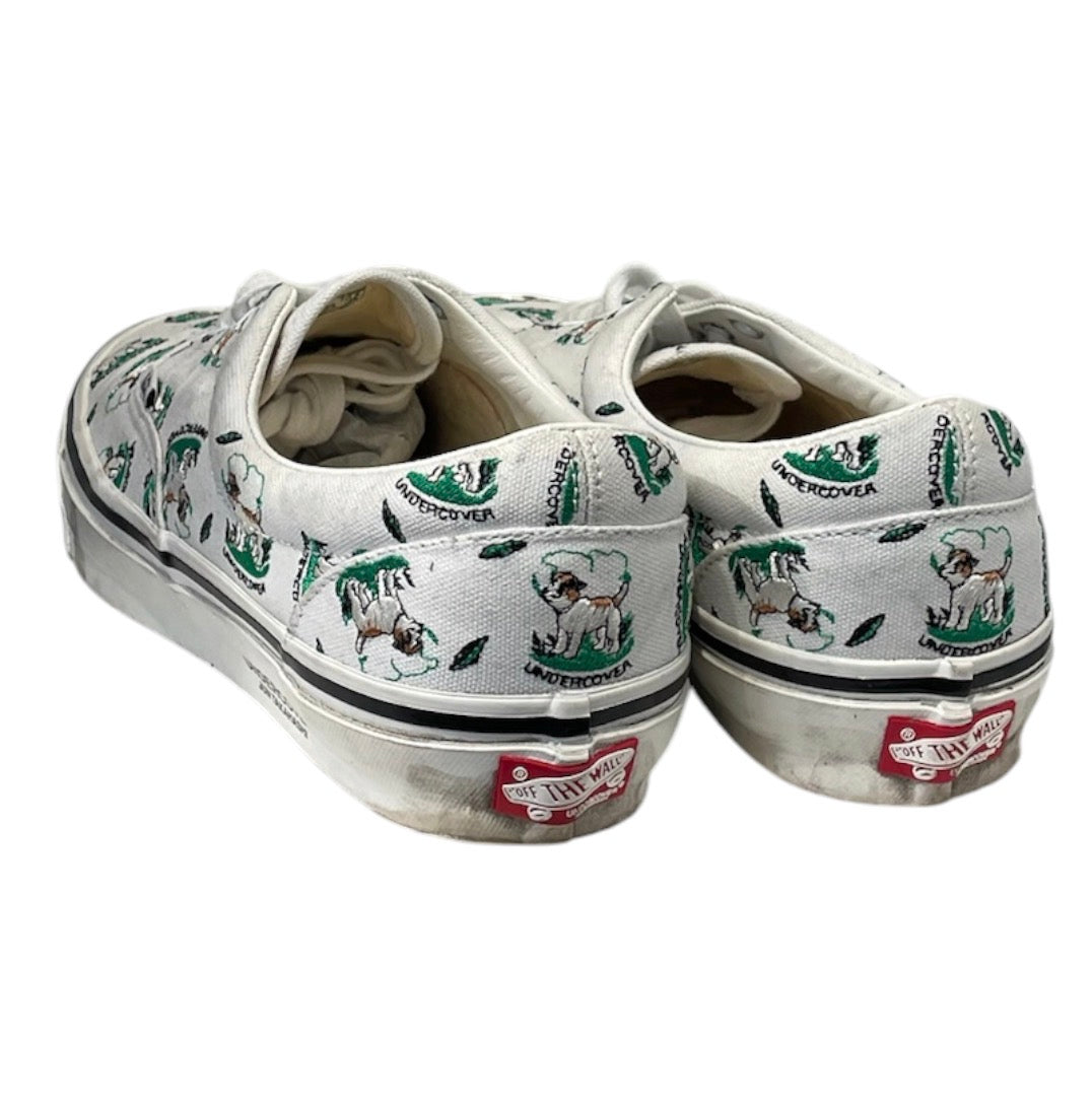 UNDERCOVER/VANS/Low-Sneakers/US 9/WHT/DOG EMBROIDERY view 2
