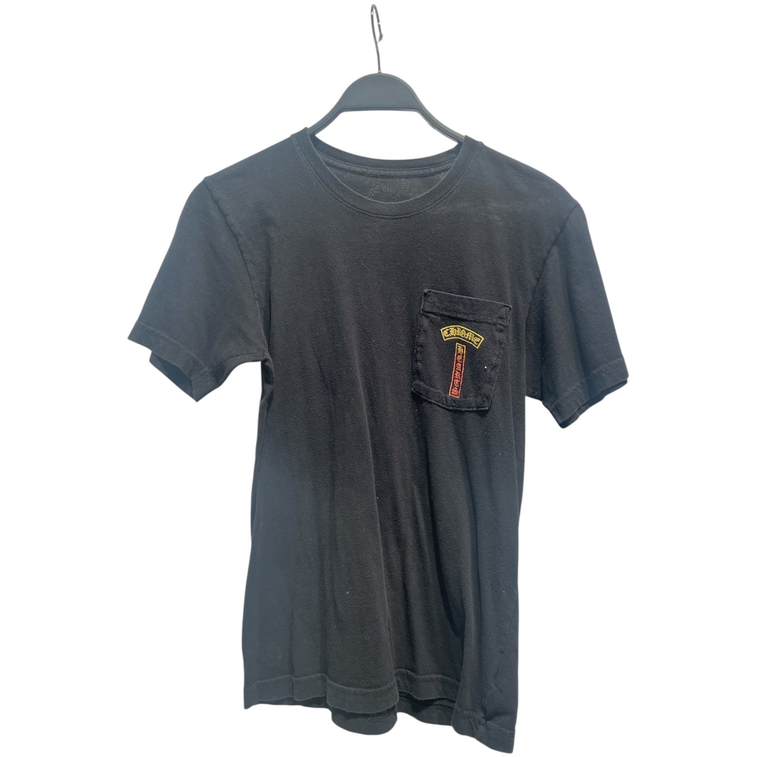 CHROME HEARTS/T-Shirt/S/Cotton/BLK/Graphic/pocket tee view 1