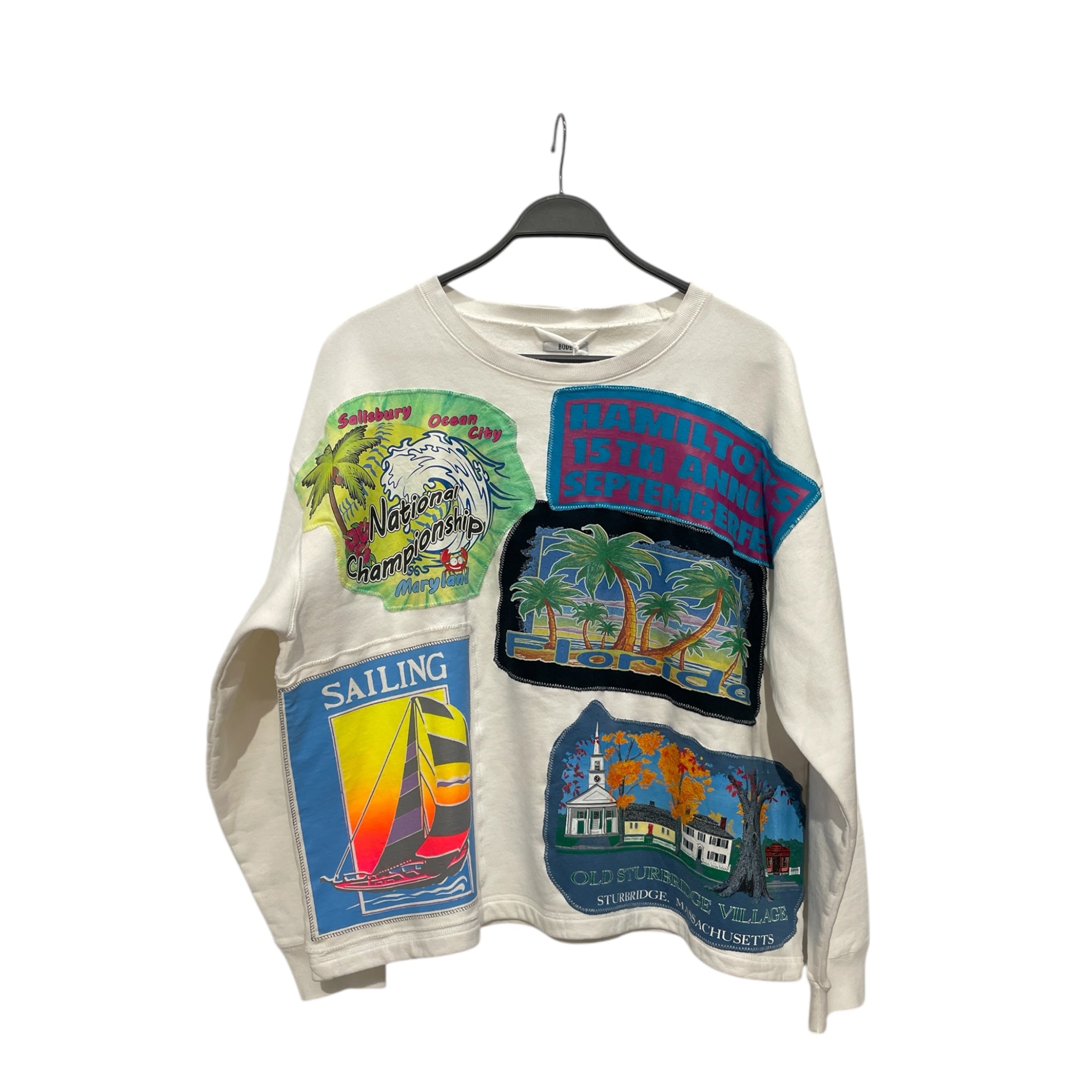 BODE/Sweatshirt/M/Graphic/Cotton/WHT/one of a kind tommy view 2