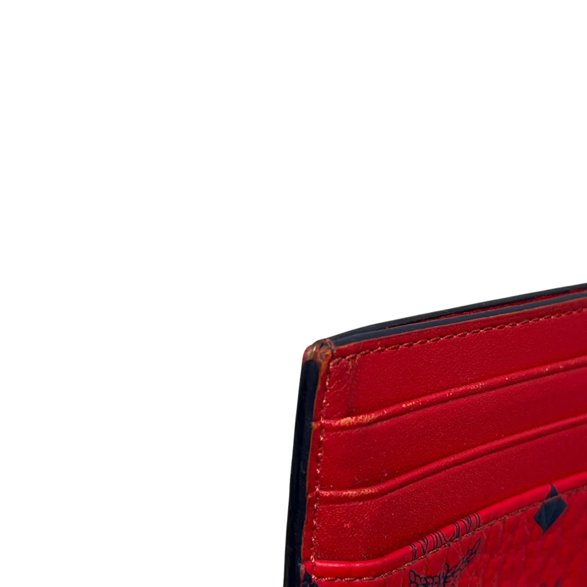MCM/Bag/Monogram/Leather/RED/MONEY CLIP/CARD HOLDER view 8