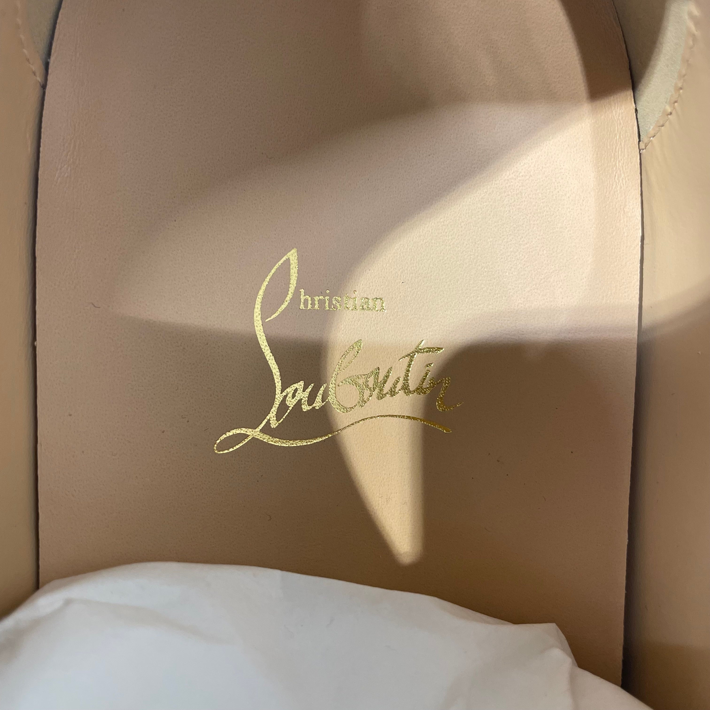 Christian Louboutin/Low-Sneakers/EU 46/Leather/WHT/cl paris loubishark flat view 4