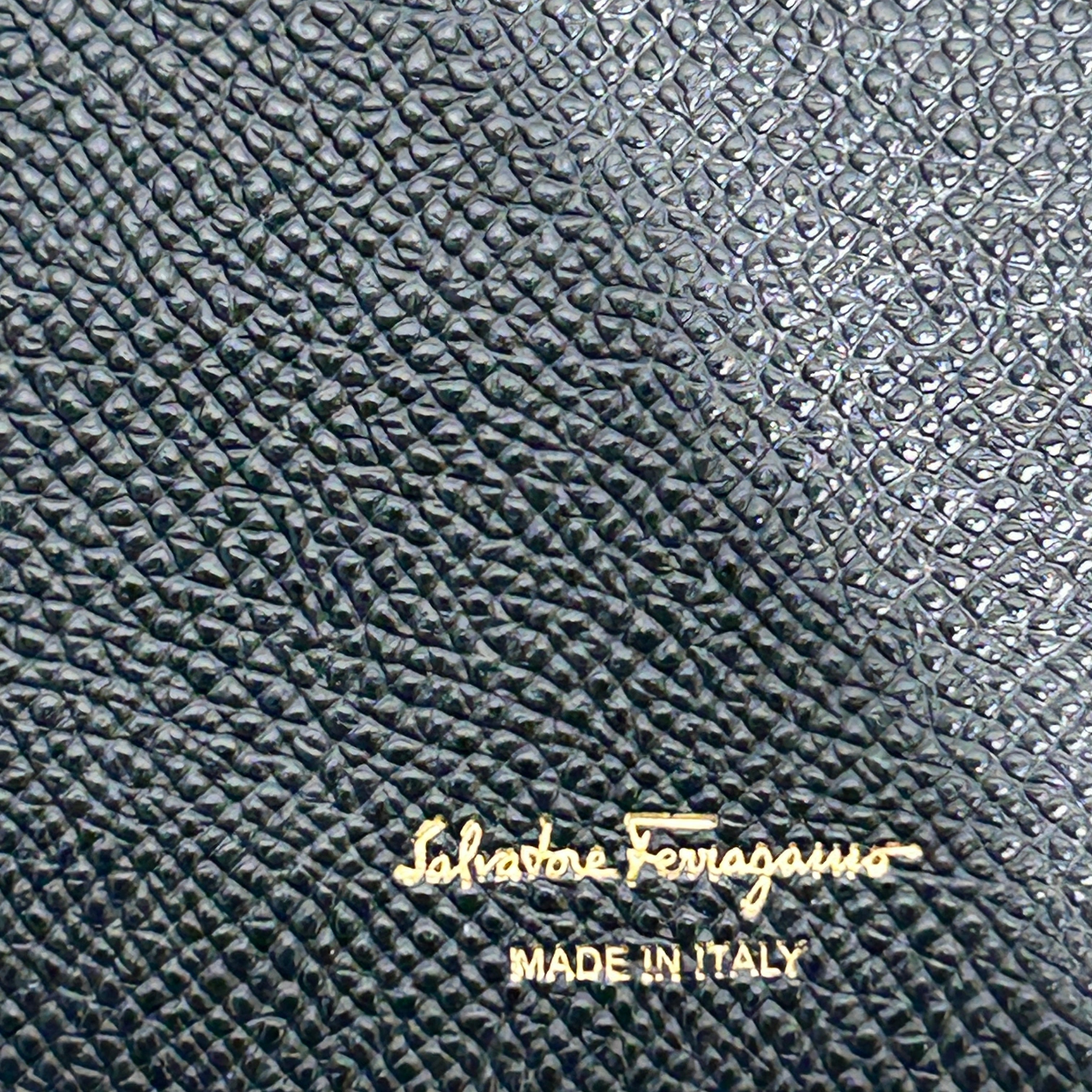 Salvatore Ferragamo/Long Wallet/Leather/BLK/M's/ view 4