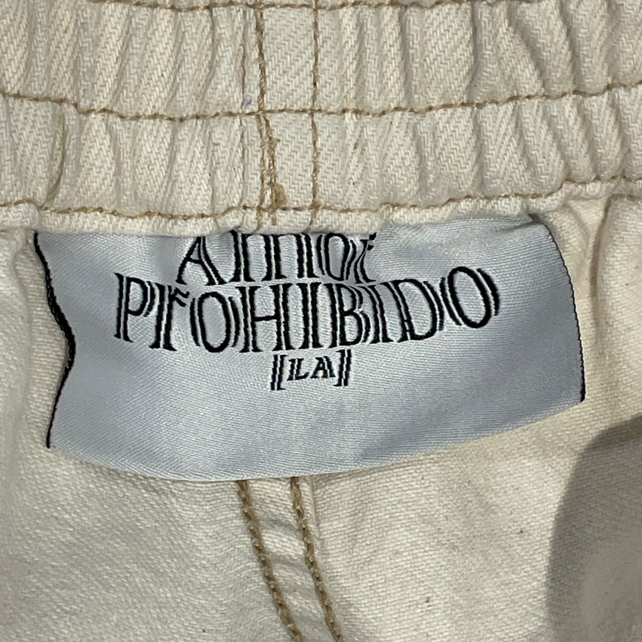 Amor Prohibido/Carpenter Pants/XL/Cotton/CRM/DOUBLE KNEE CARPENTER view 3