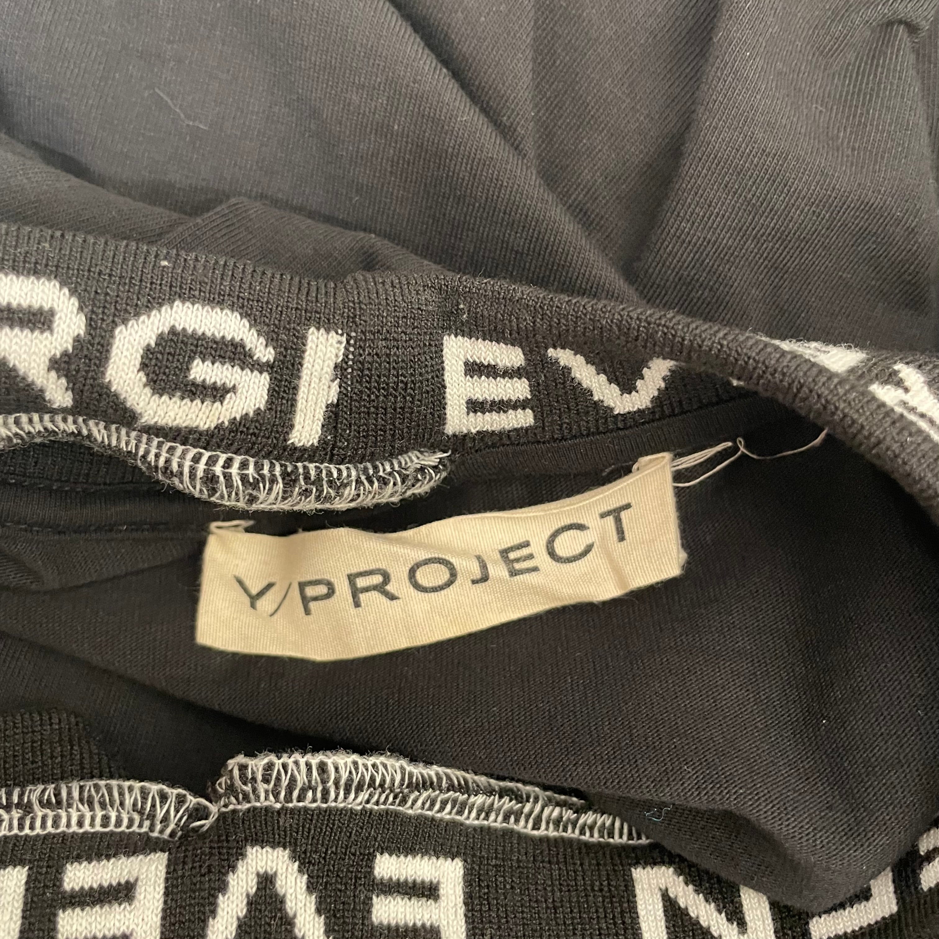 Y/PROJECT/Shirt/L/Cotton/BLK/Triple Collar Neckline view 3
