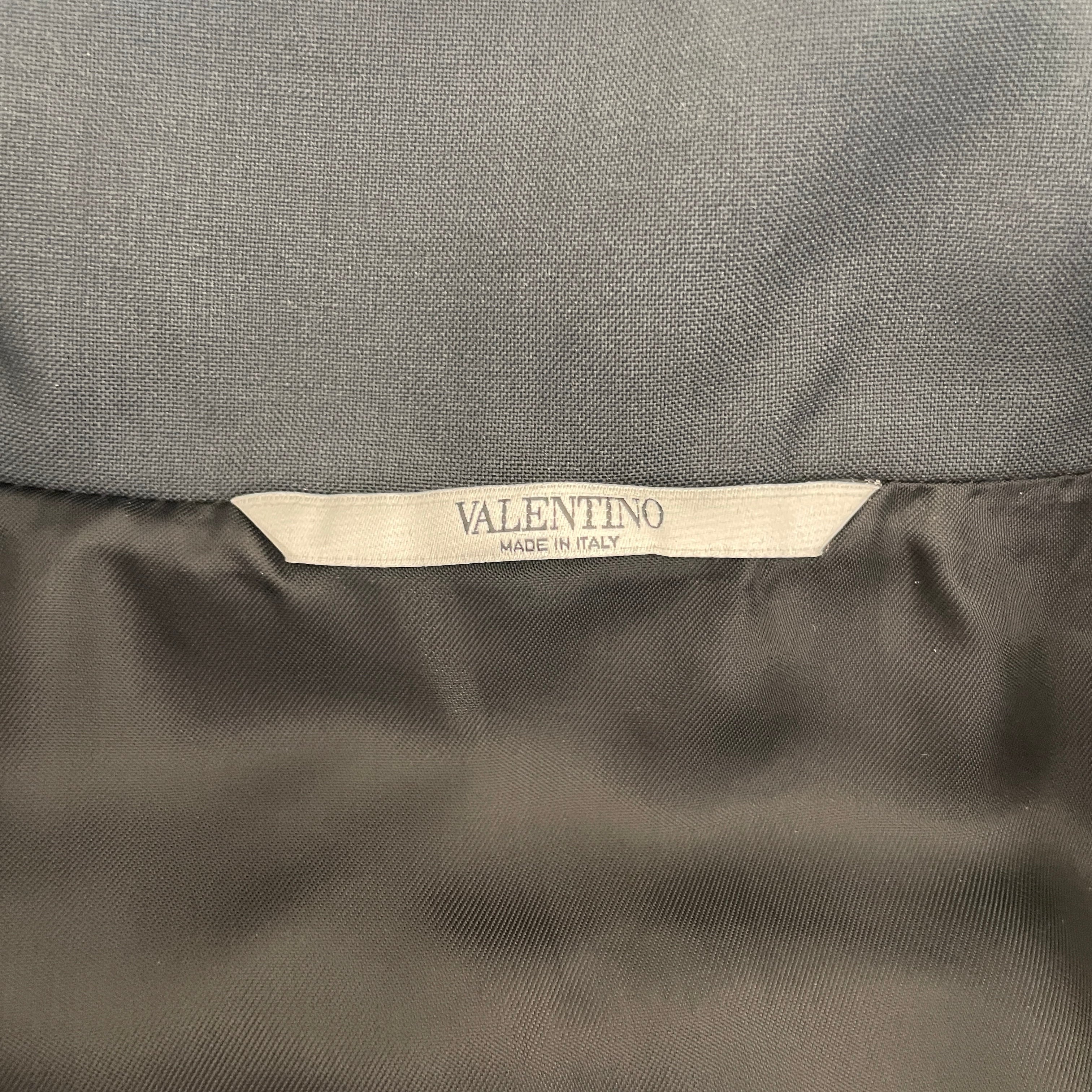VALENTINO/Windbreaker/52/Nylon/BLK/Stripe/TRACK ZIP view 3