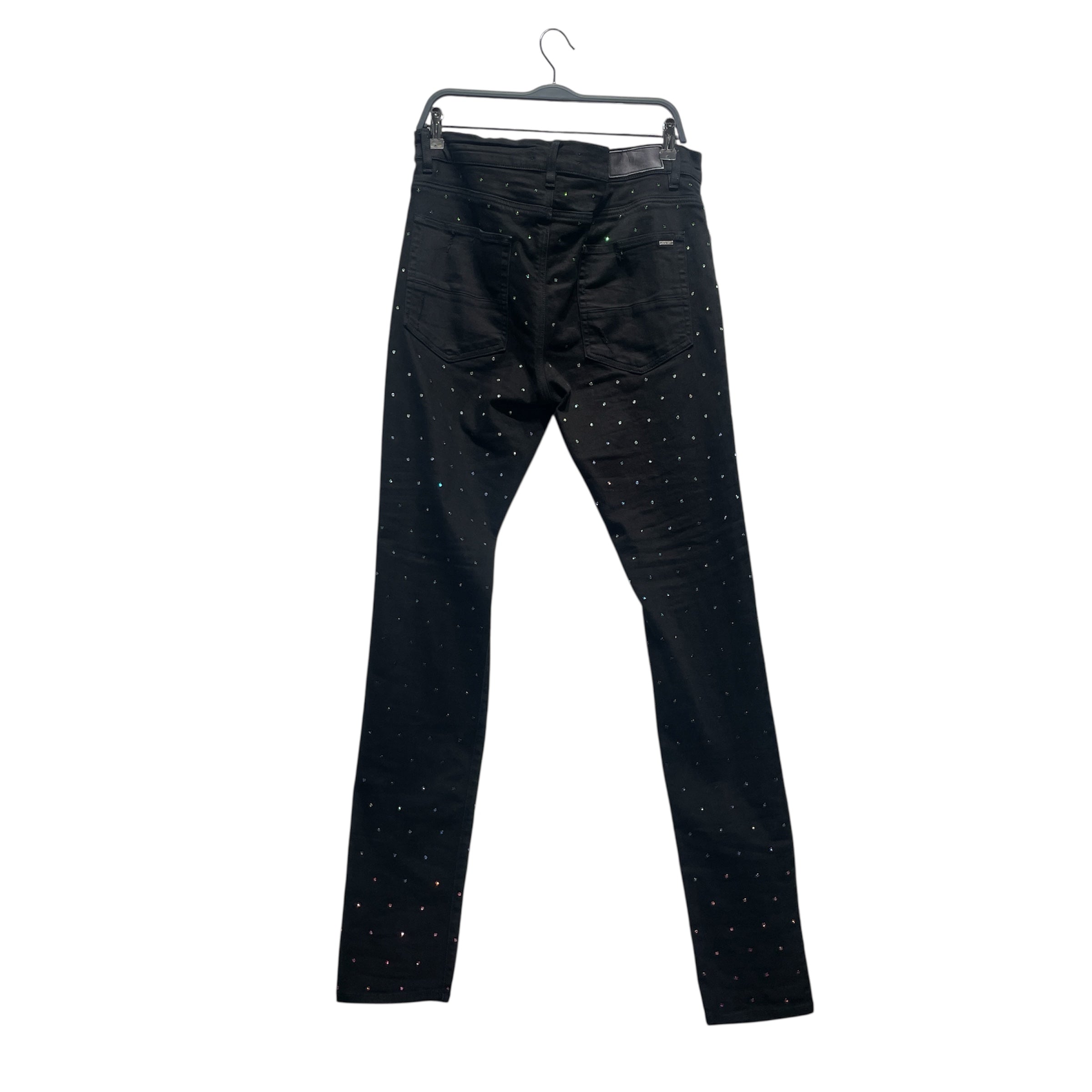 AMIRI/Skinny Pants/34/Denim/BLK/All Over Print/ view 2