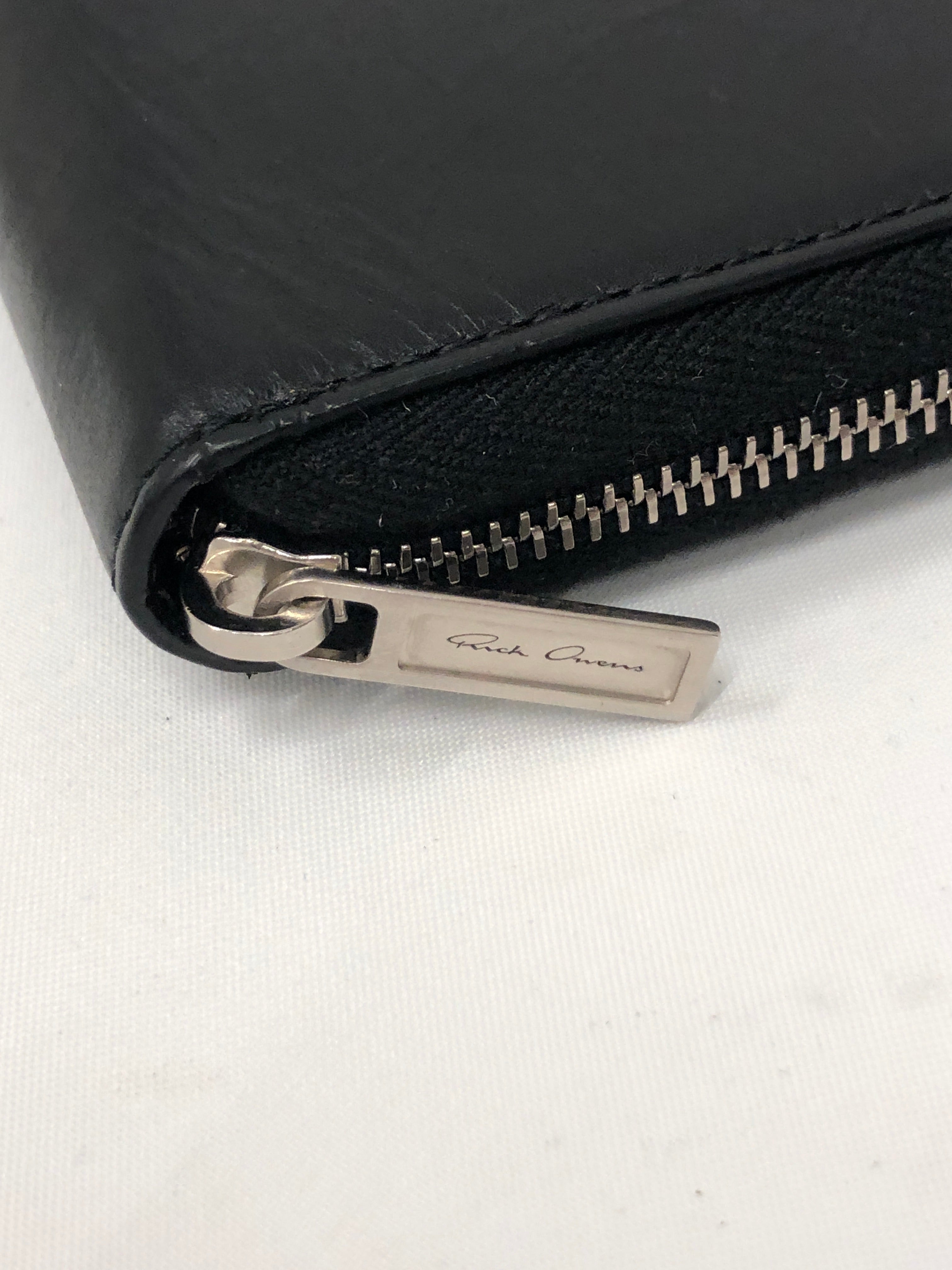 Rick Owens/Pass Case/Leather/BLK/M's/passport holder view 4
