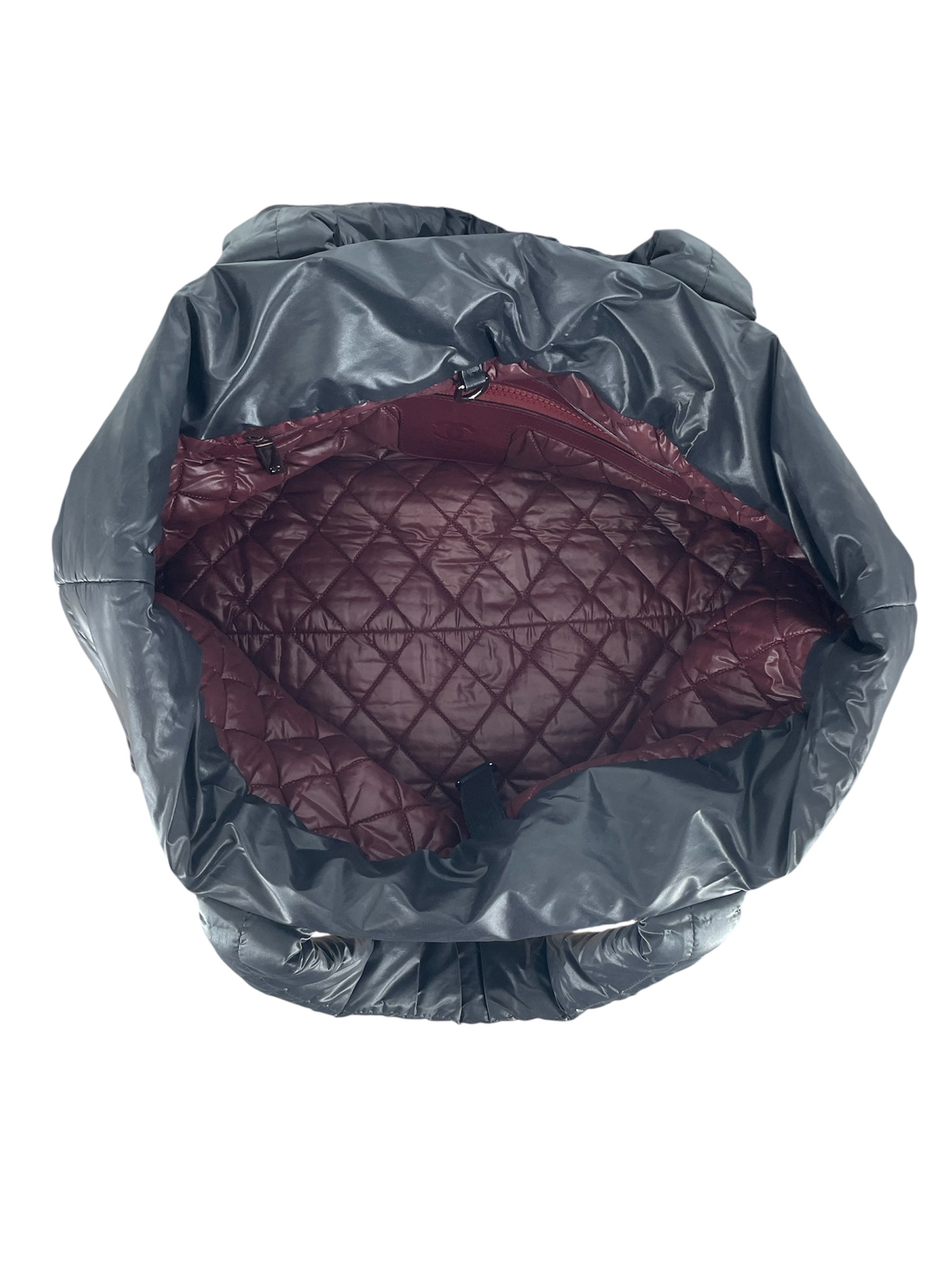 CHANEL/Bag/Nylon/BLK/COCO COCOON view 5
