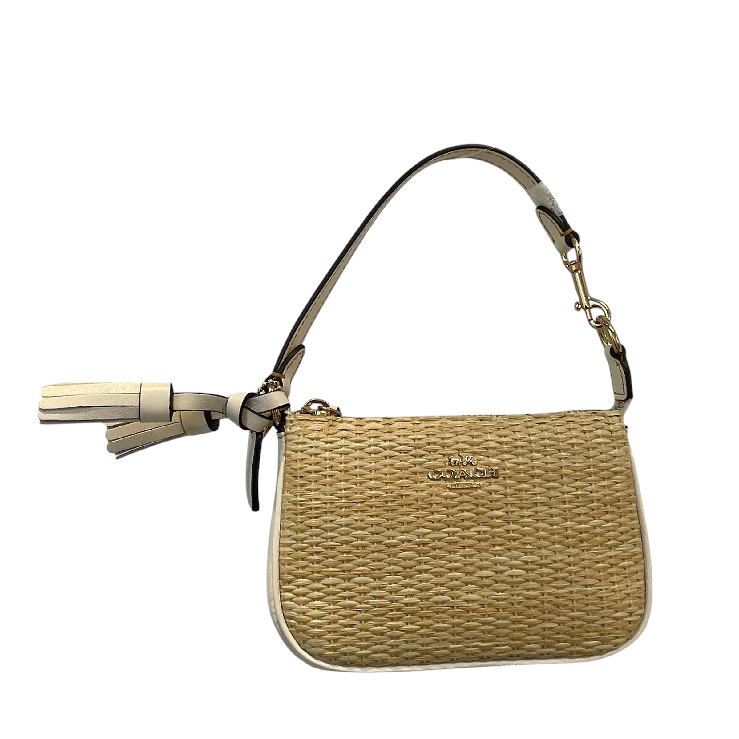COACH/Cross Body Bag/BEG/mini/wht leather view 1