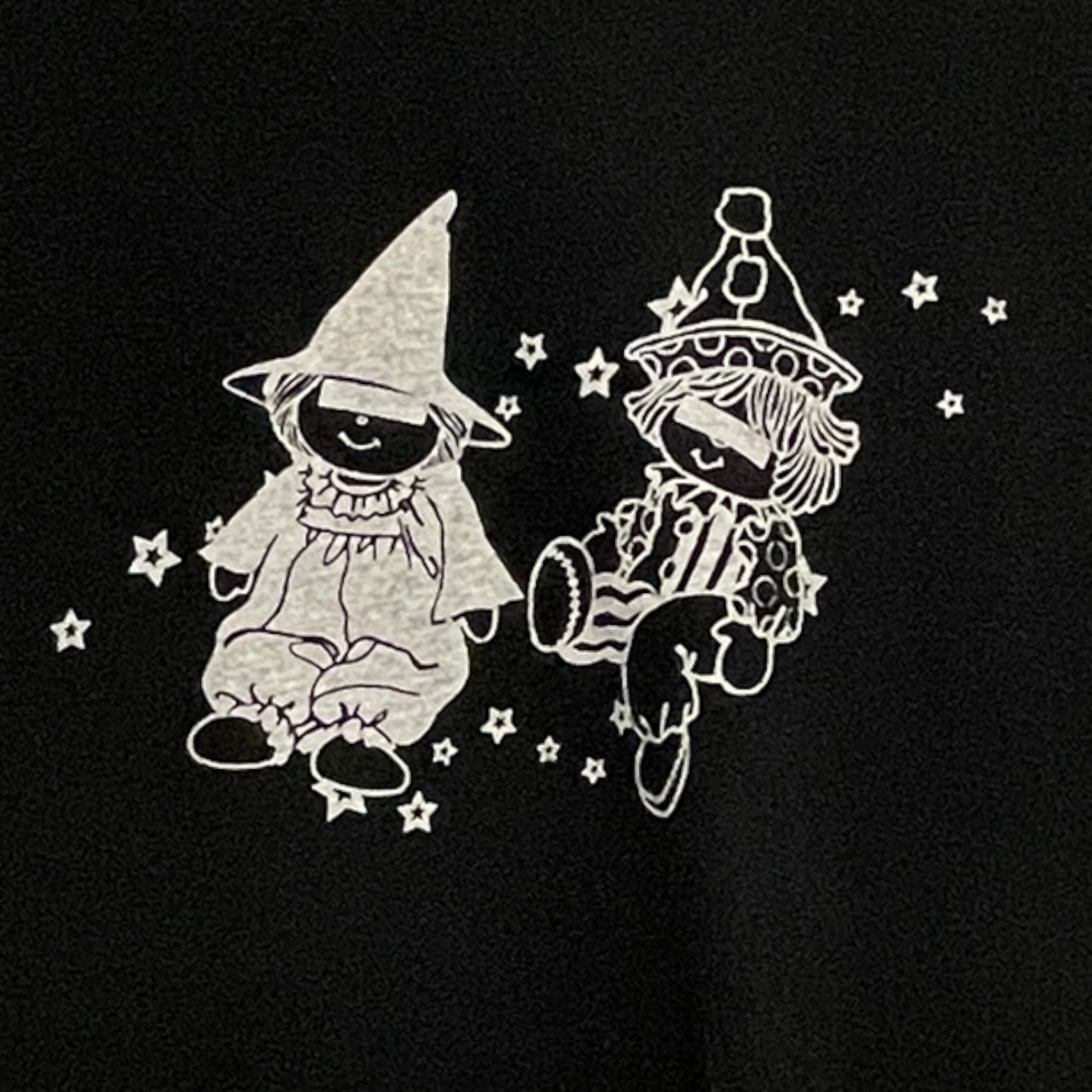 UNDERCOVER/T-Shirt/M/Cotton/BLK/DANCING CLOWNS view 2