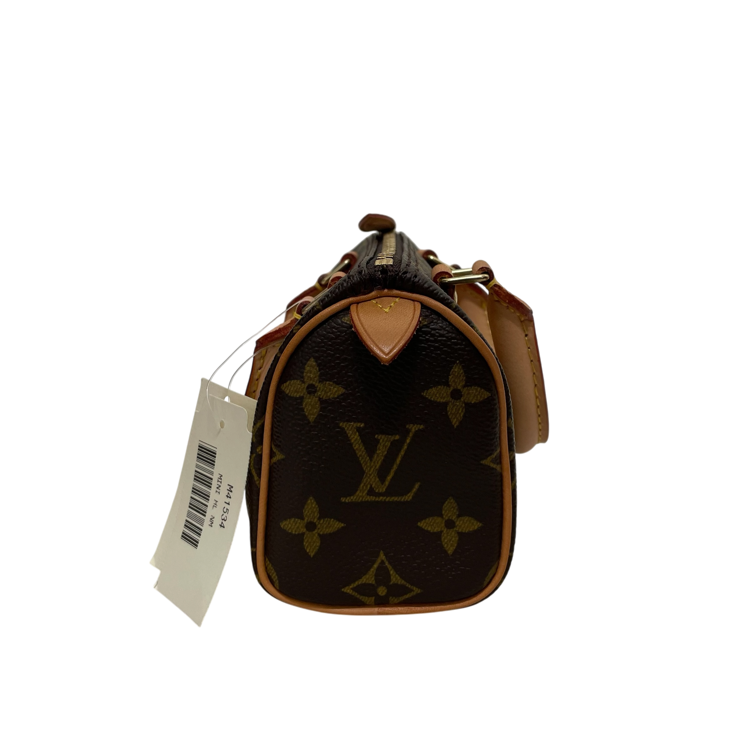 LOUIS VUITTON/Bag/Monogram/Leather/BRW/NANO SPEEDY view 3