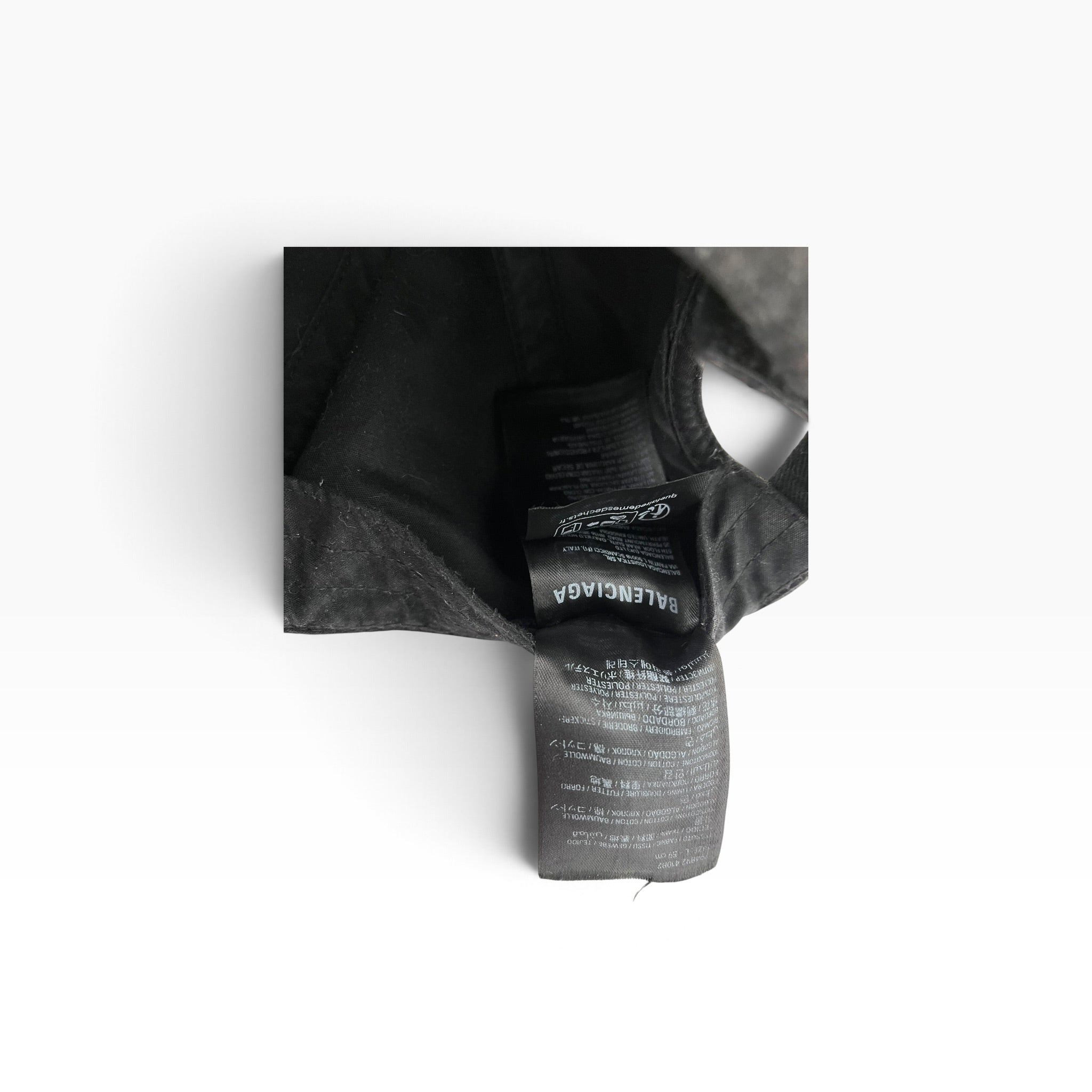 BALENCIAGA/Cap/OS/BLK/M's/BALENCIAGA BURNING UNITY CAP view 6