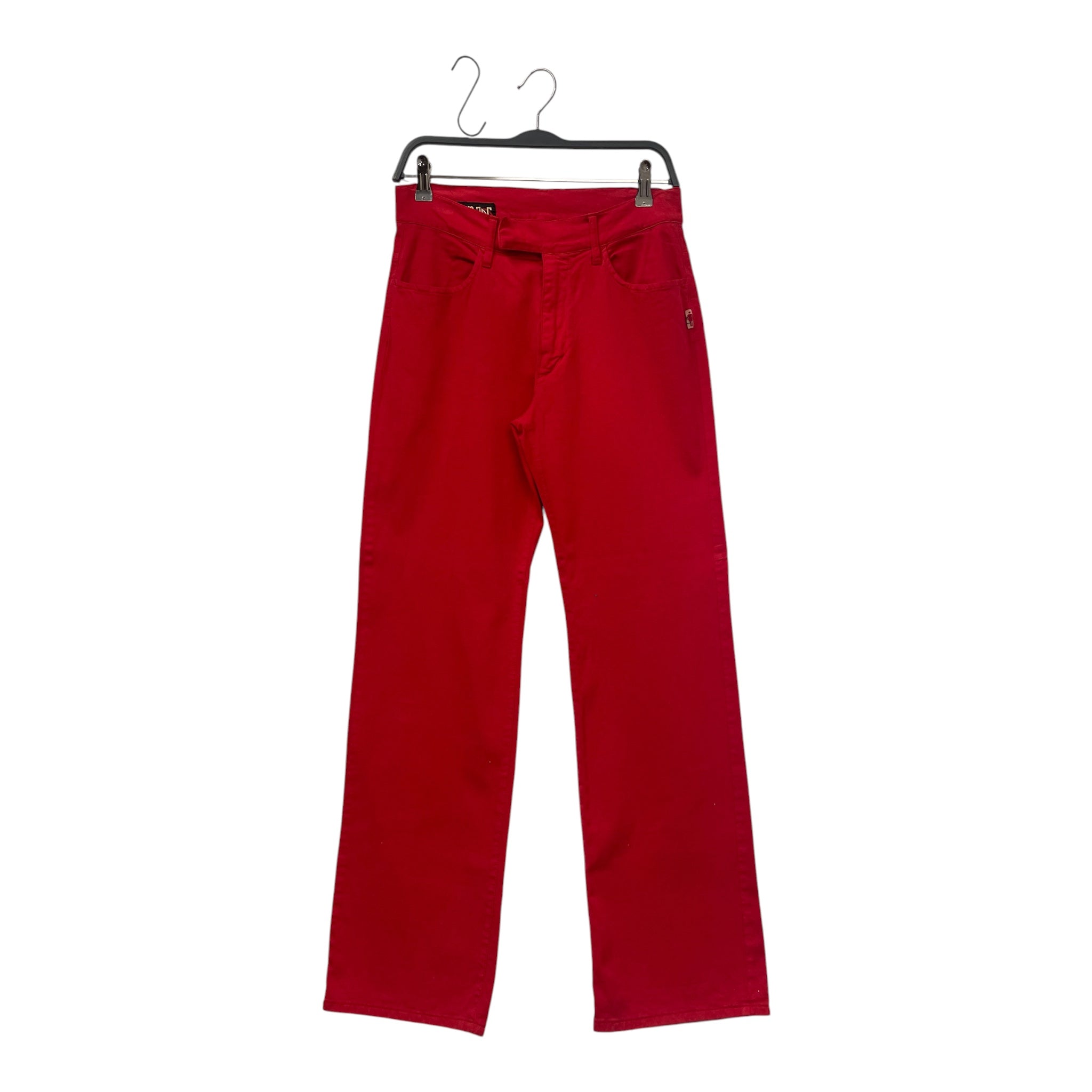 Jean Paul Gaultier/Straight Pants/30/Cotton/RED/ view 1