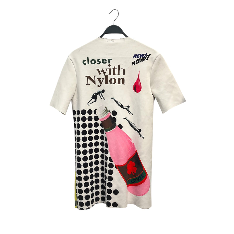 RAF SIMONS/T-Shirt/S/Polyester/MLT/All Over Print/so good n so many