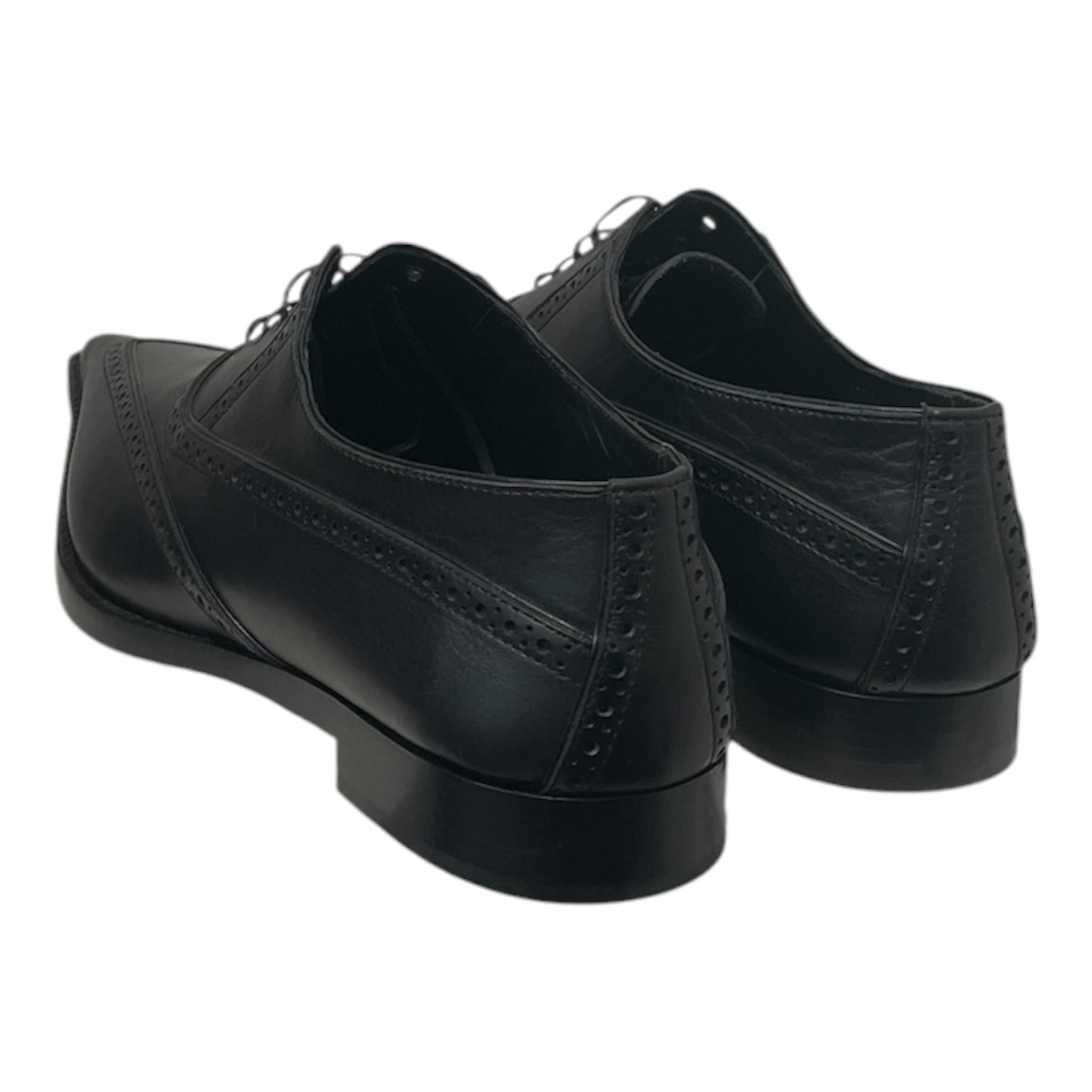 Alexander McQueen/Dress Shoes/EU 44/Leather/BLK/VERY POINTED TOE view 2