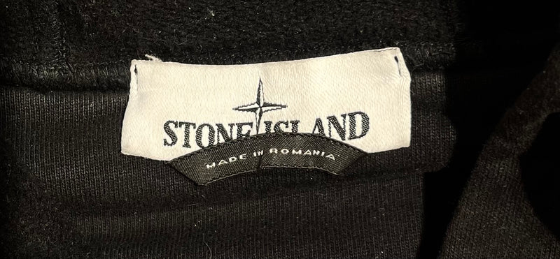 STONE ISLAND/Hoodie/S/Cotton/BLK/