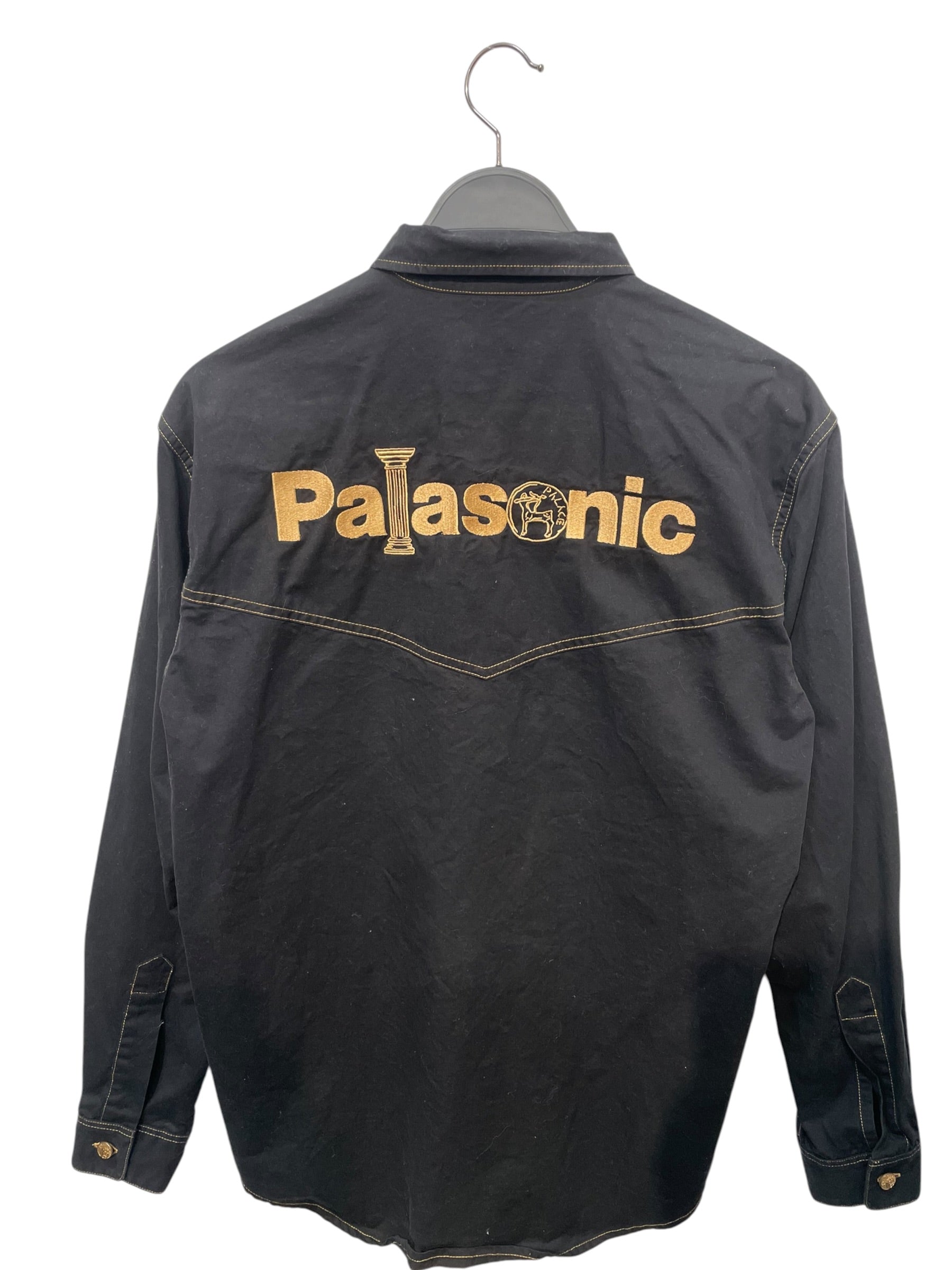 PALACE/LS Shirt/S/Cotton/BLK/Western/palasonic greco button down view 2