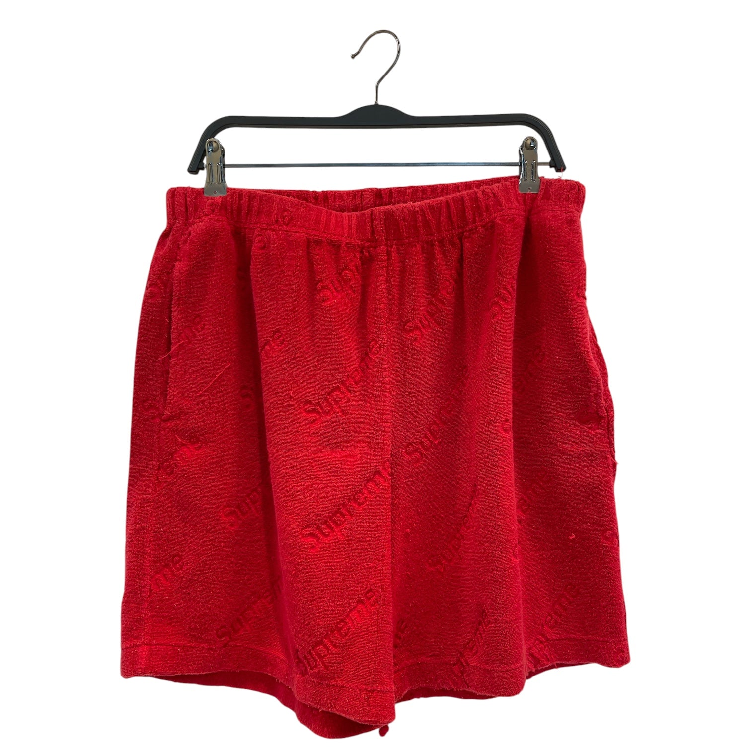 Supreme/Shorts/L/Cotton/RED/TOWEL SHORTS view 1