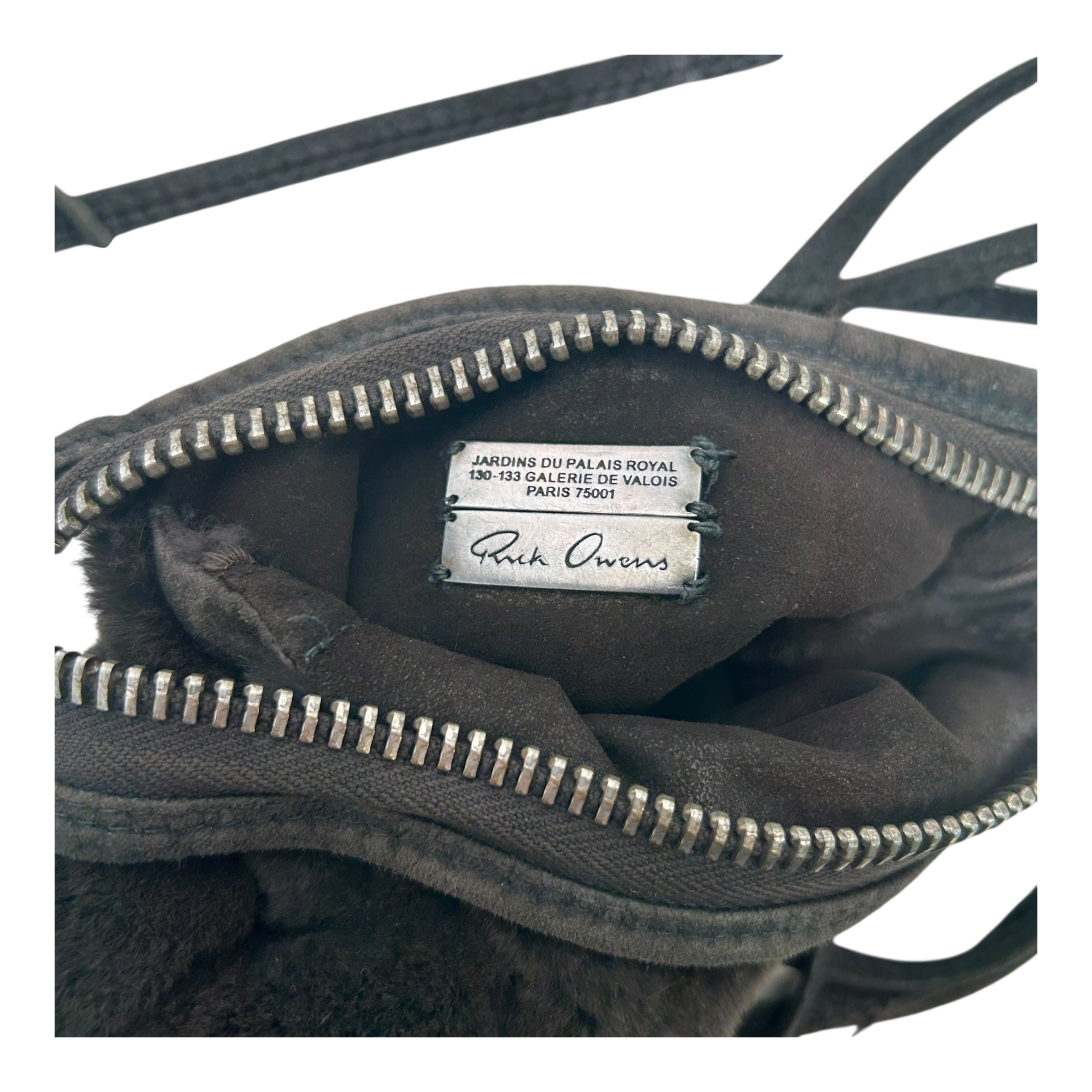 Rick Owens/Pouch/Fur/BRW/HUN MINK SIDE POUCH view 11