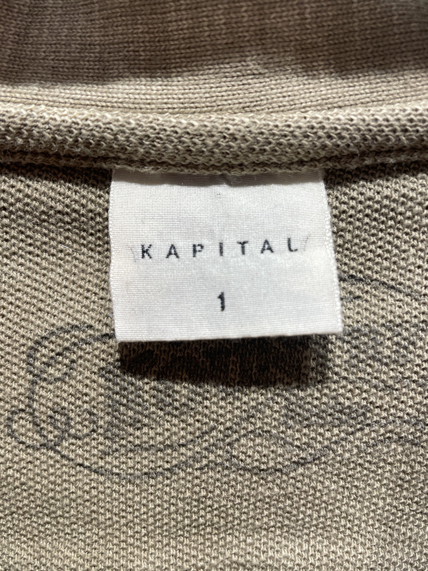 KAPITAL/SS Shirt/1/Cotton/KHK/mermaids view 3