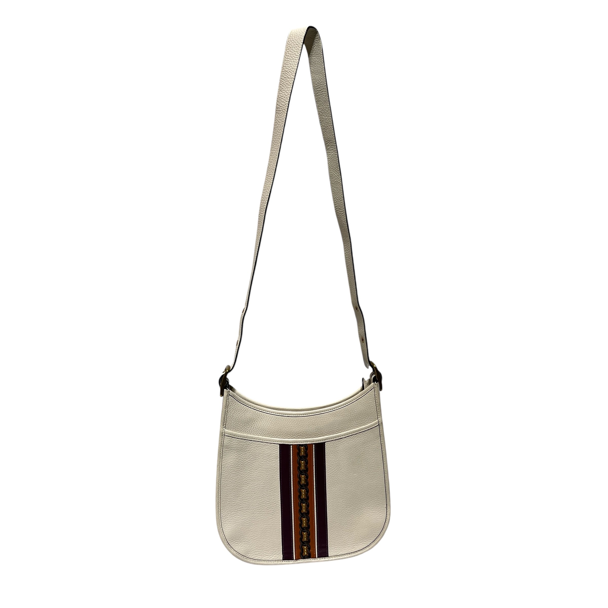 COACH/Cross Body Bag/Leather/WHT/Emery Varsity Stripe view 3