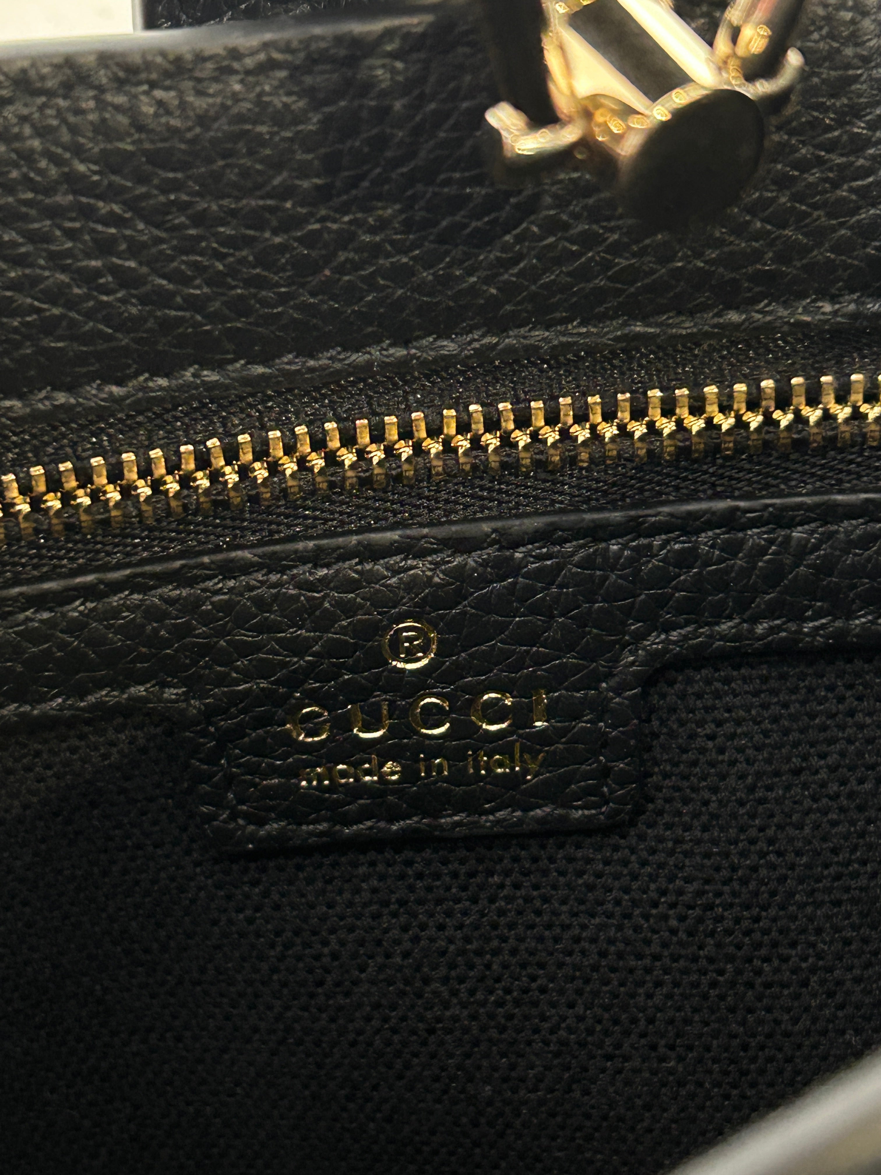 GUCCI/Bag/Leather/BLK/JACKIE LOCK PURSE view 5