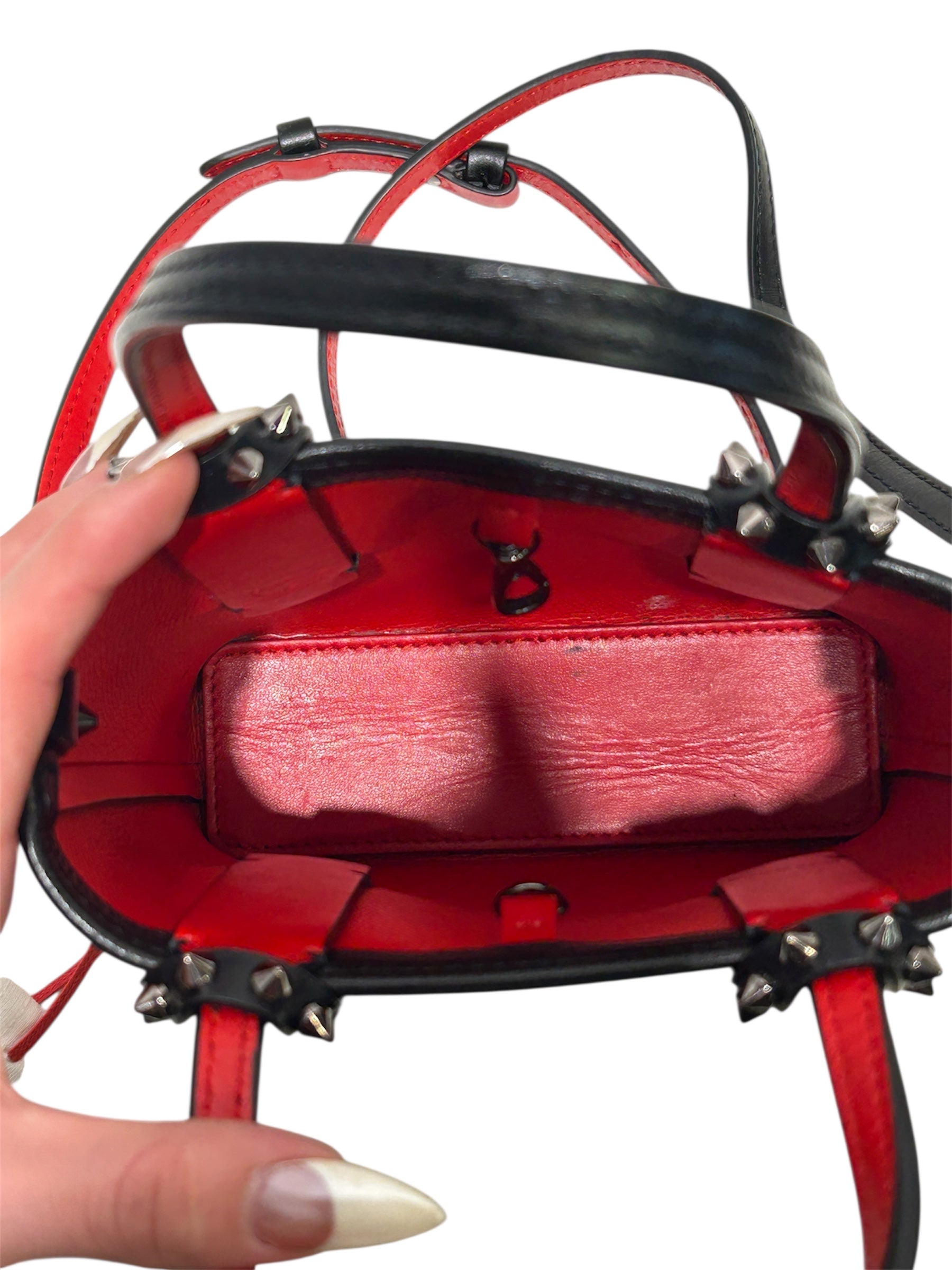 Christian Louboutin/Basket Bag/Leather/BLK/ view 5