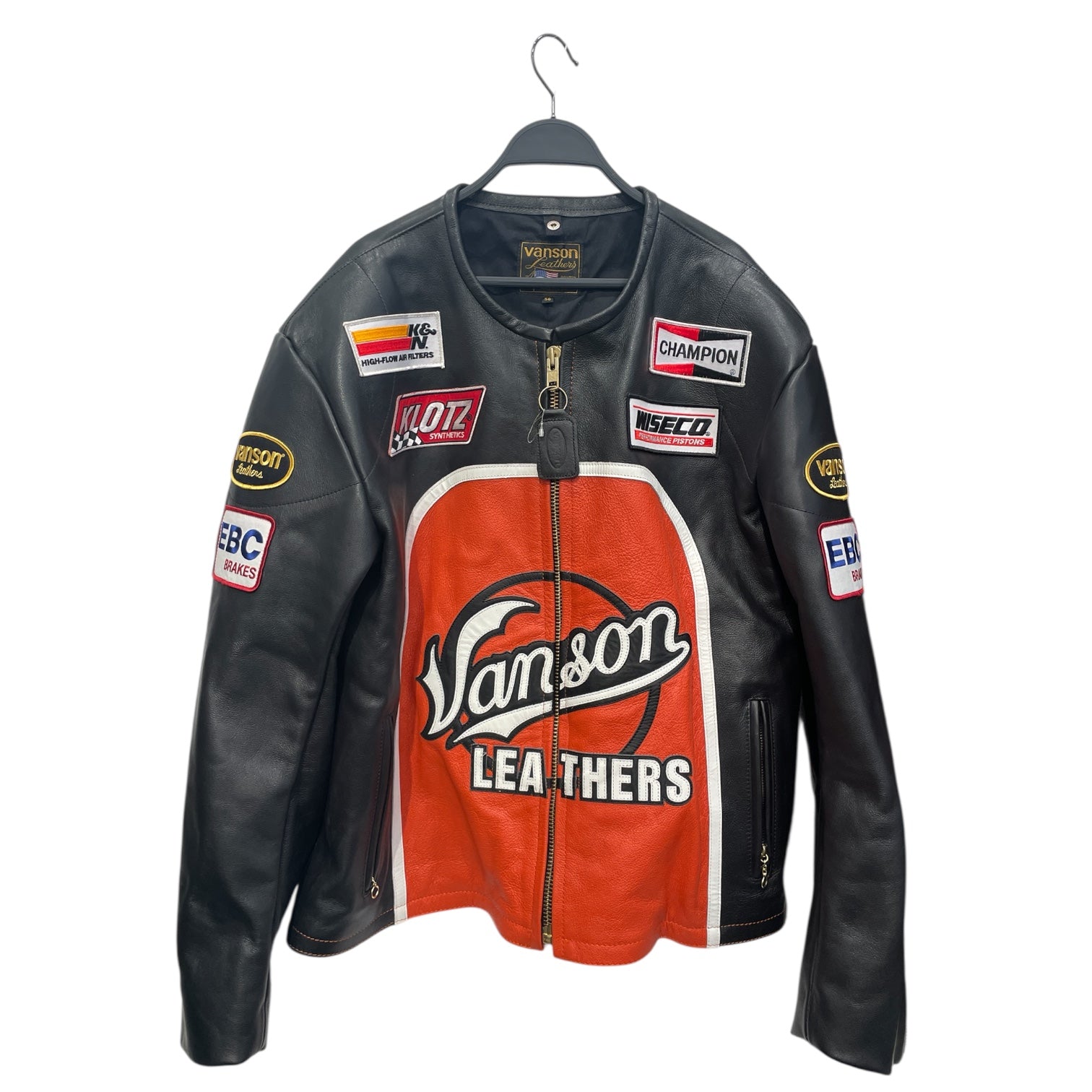 VANSON/Riders Jkt (W)/56/Leather/ORN/Border/RACER JACKET view 1